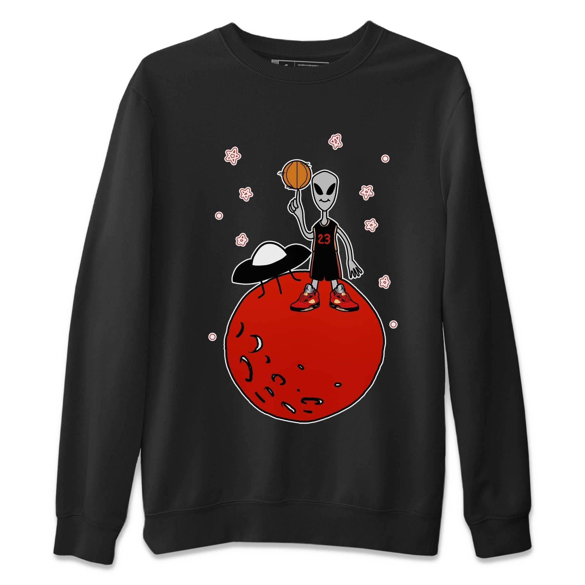 Basketball Alien Unisex Tops - Air Jordan 5 Mars For Her