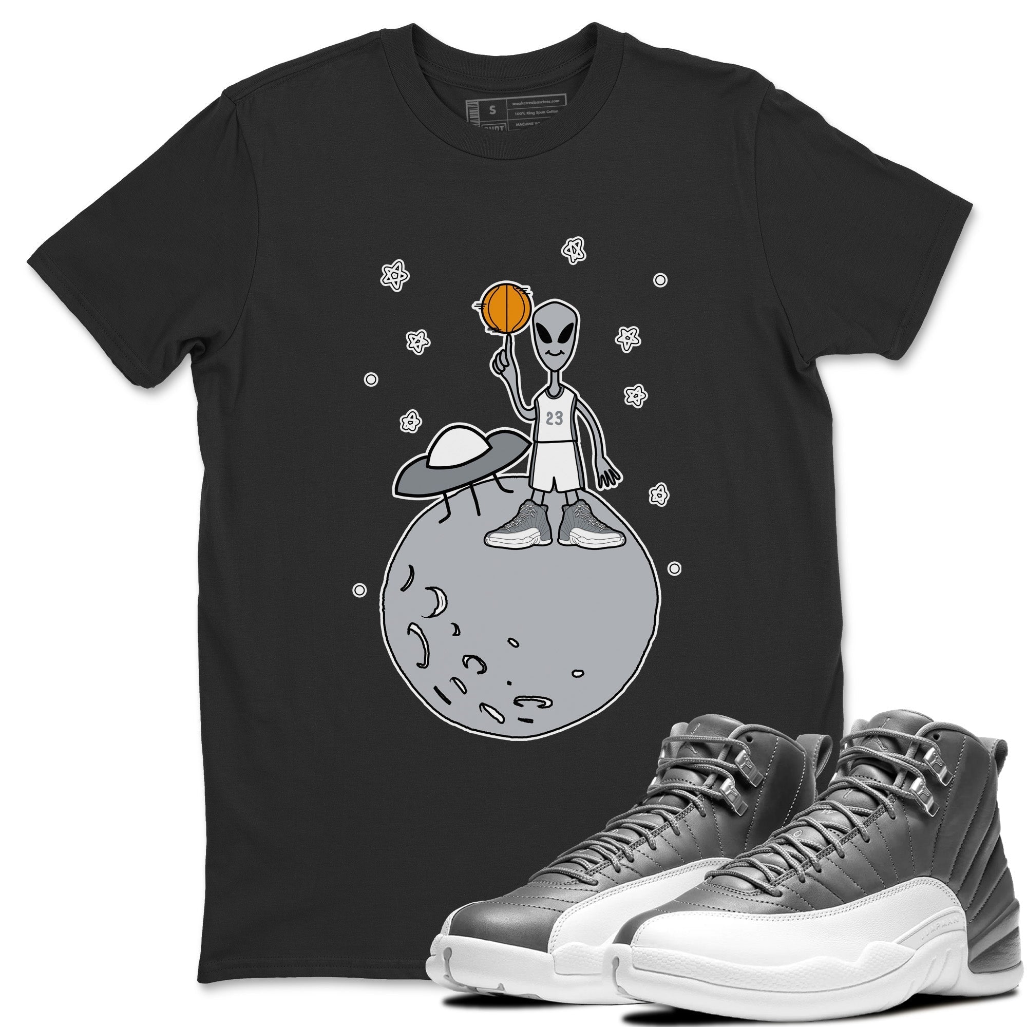 Basketball Alien Unisex Tops - Air Jordan 12 Stealth