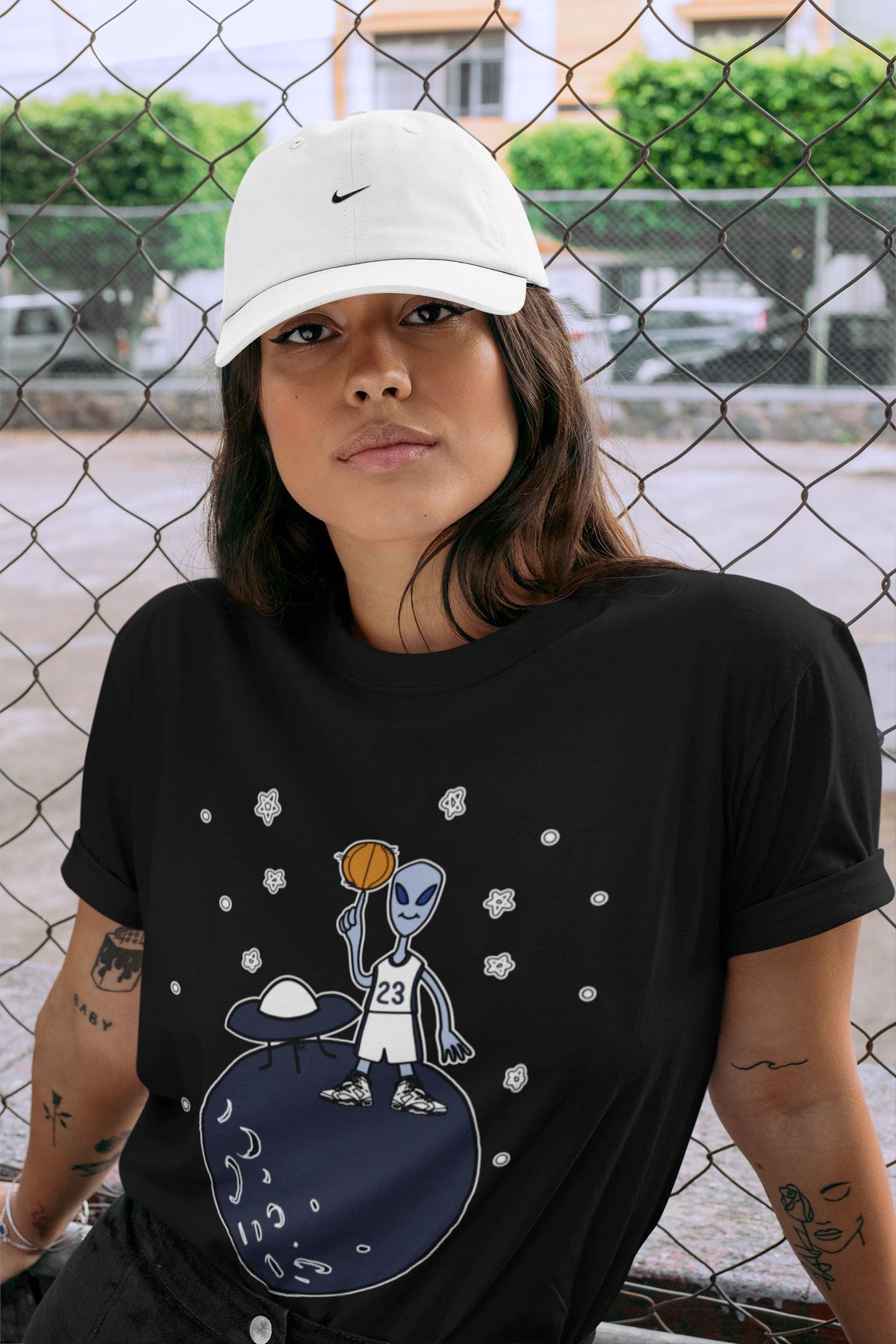 Basketball Alien Unisex Tops - Air Jordan 6 Midnight Navy