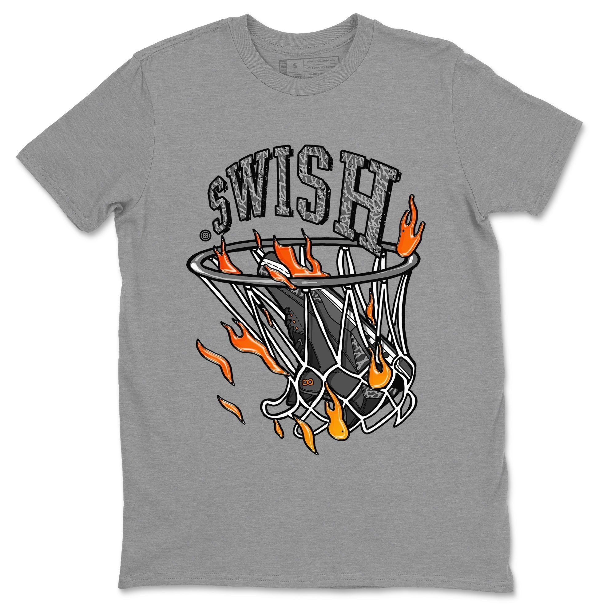 Basketball Hoop snkmatch Tee - Air Jordan 3 Fear