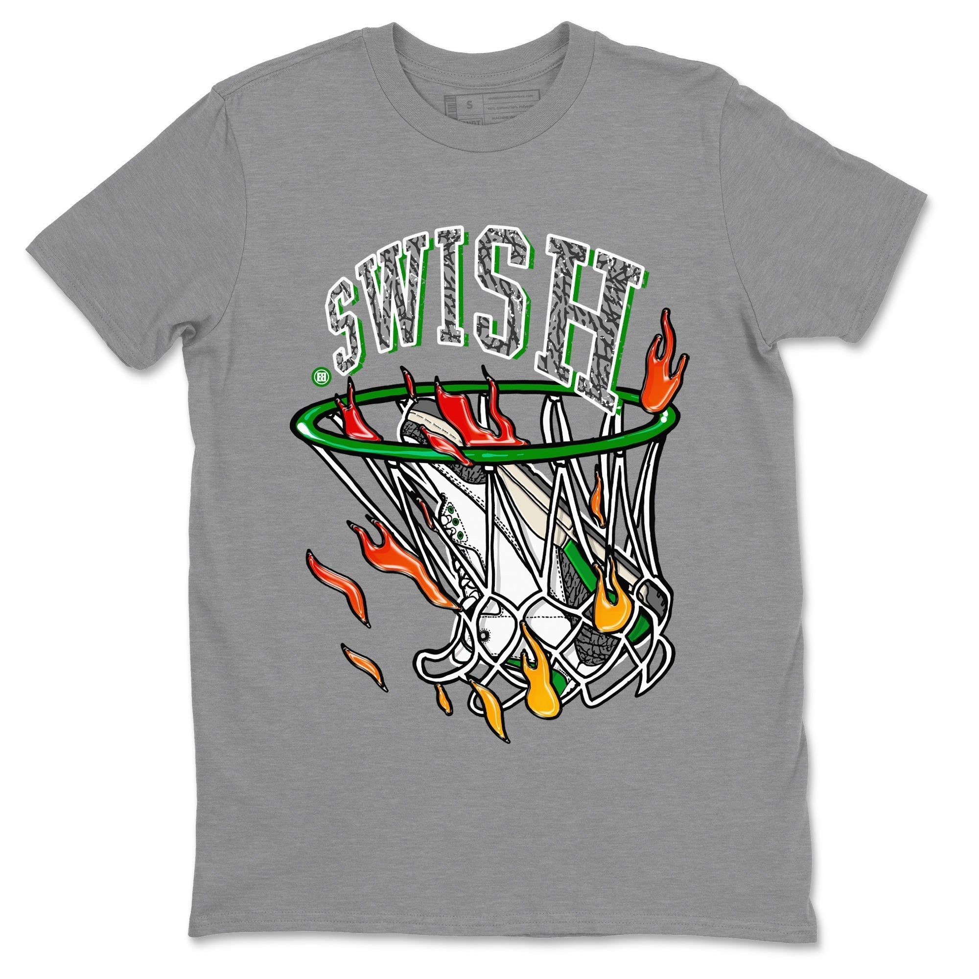 Basketball Hoop Unisex Tops - Air Jordan 3 Lucky Green