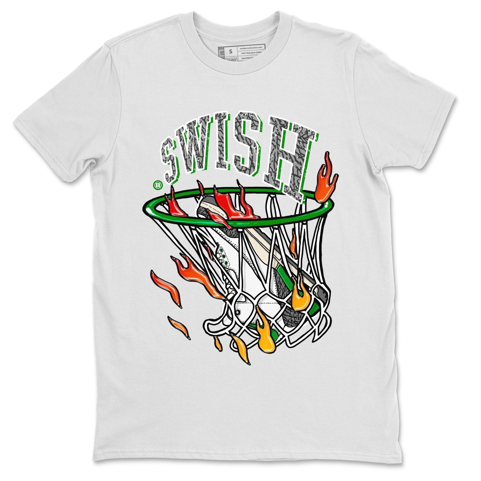 Basketball Hoop Unisex Tops - Air Jordan 3 Lucky Green