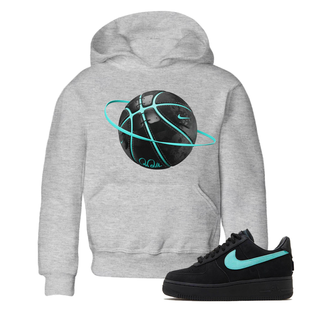 Basketball planet Kids Tops - Air Force 1 Tiffany