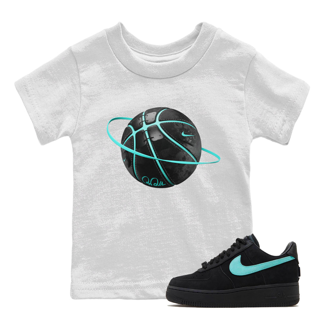 Basketball planet Kids Tops - Air Force 1 Tiffany