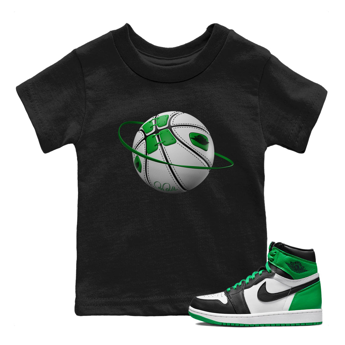 Basketball Planet Kids Tops - Air Jordan 1 Celtics
