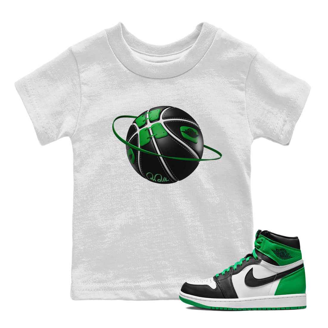 Basketball Planet Kids Tops - Air Jordan 1 Celtics