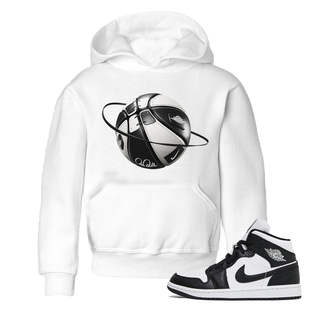 Basketball Planet Kids Tops - Air Jordan 1 Homage