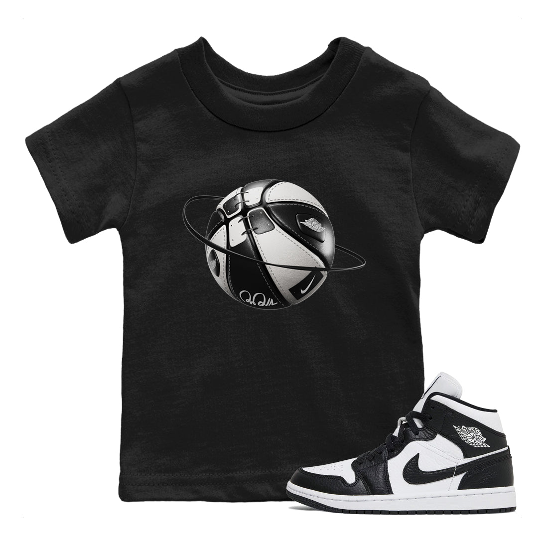 Basketball Planet Kids Tops - Air Jordan 1 Homage