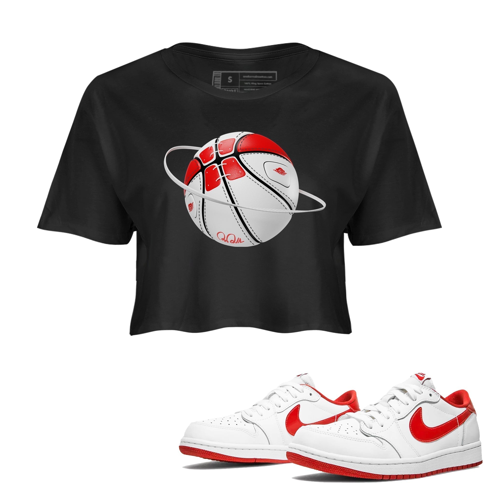 Basketball Planet snkmatch Women's Top - Air Jordan 1 University Red