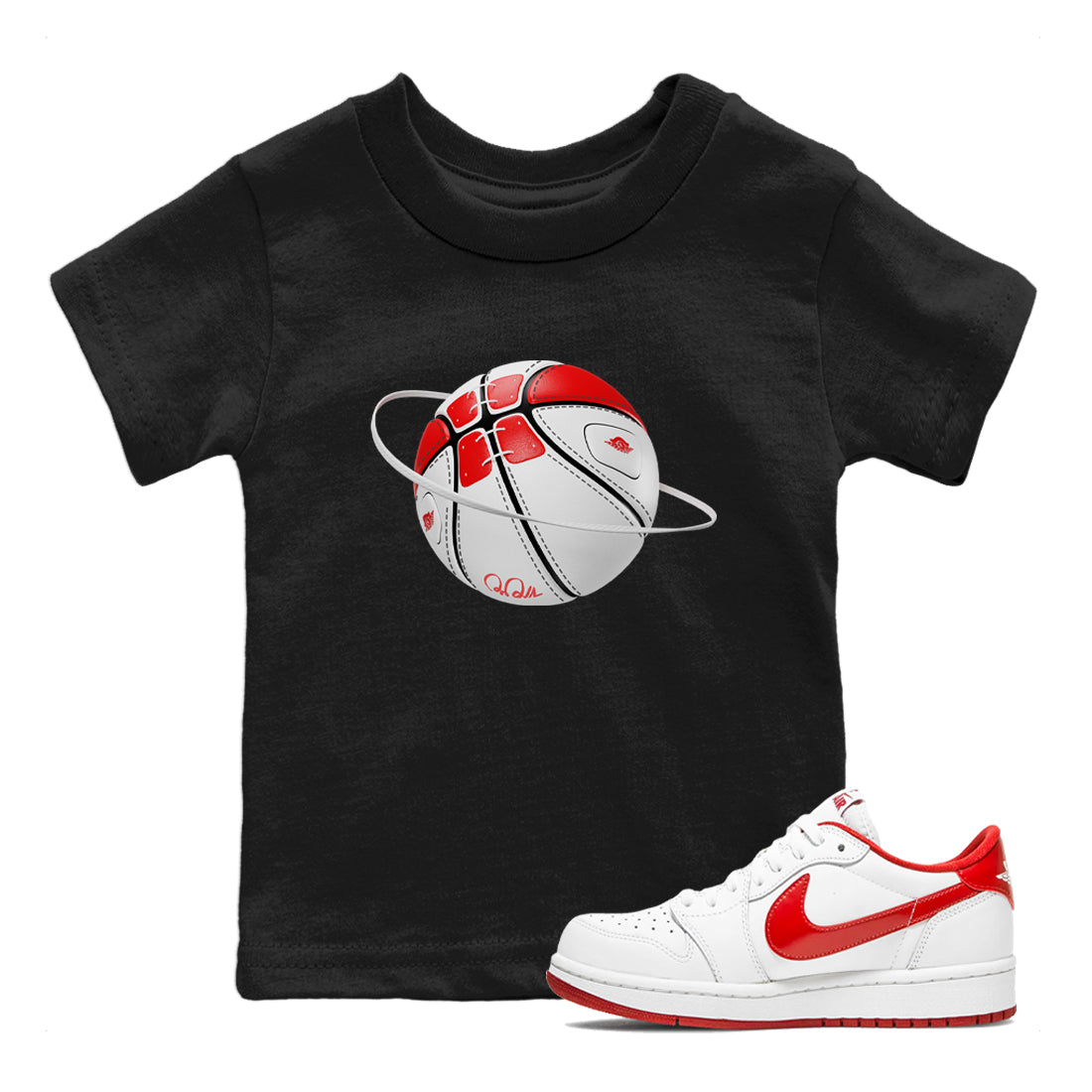 Basketball Planet snkmatch Tee Kids - Air Jordan 1 University Red