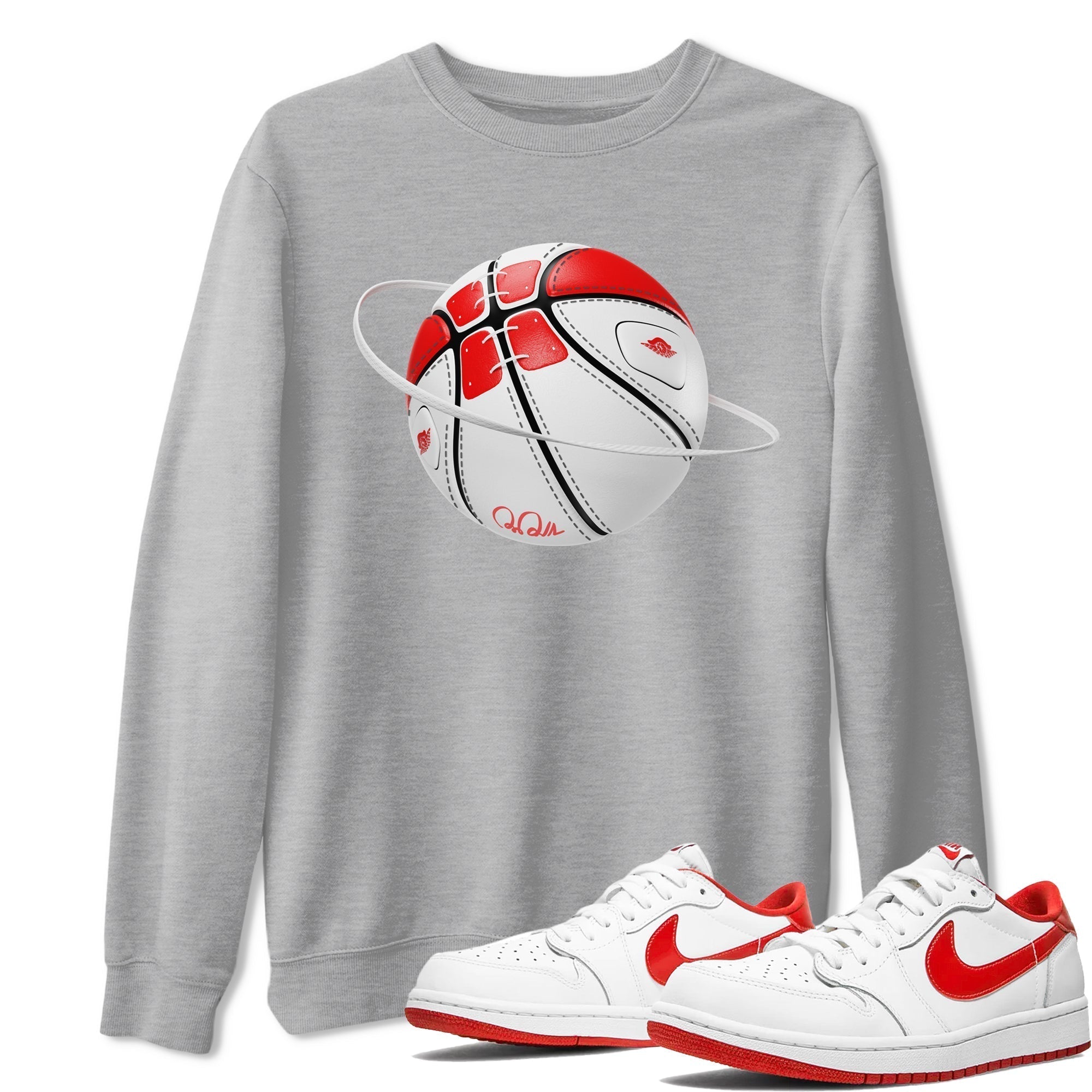 Basketball Planet snkmatch Tee - Air Jordan 1 University Red
