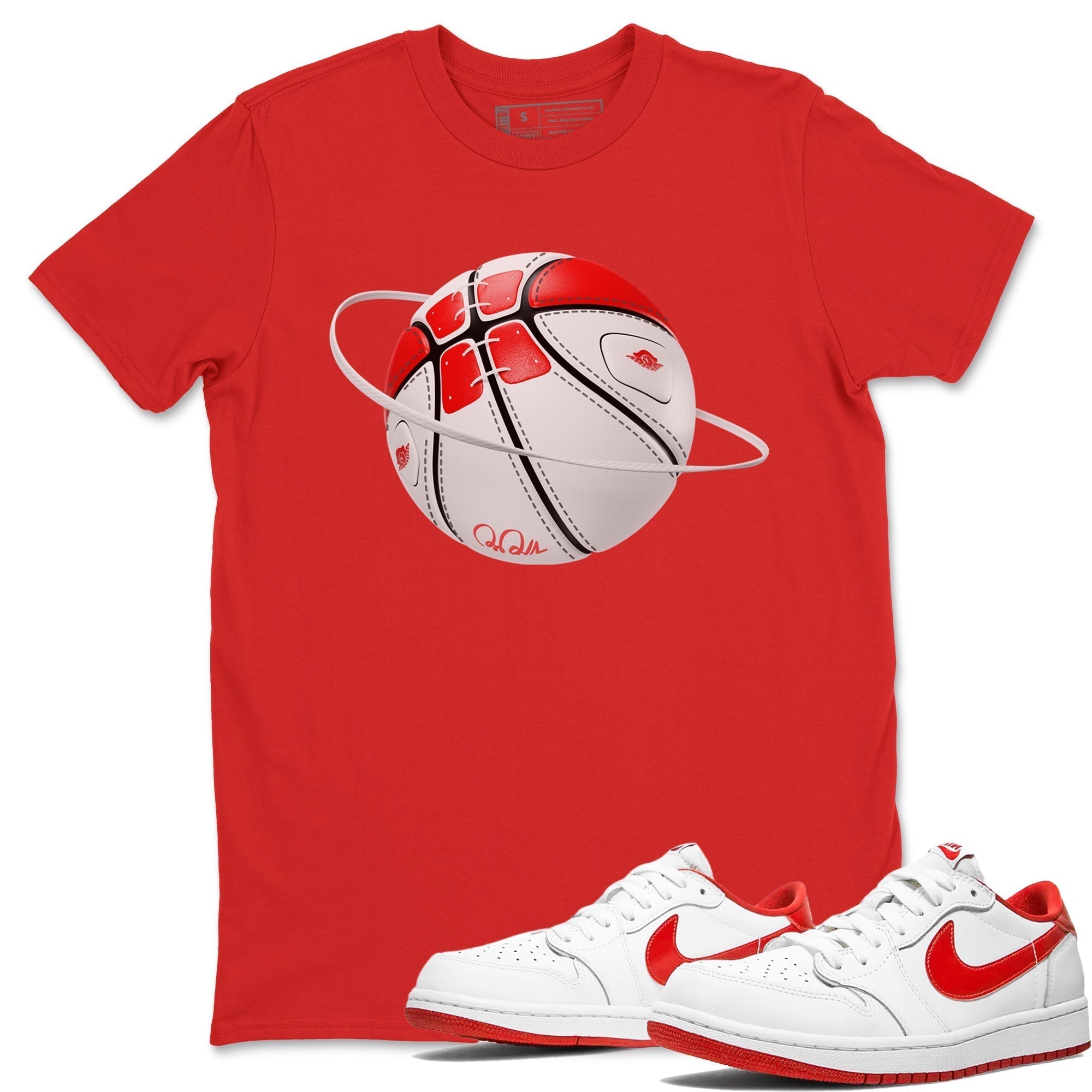 Basketball Planet snkmatch Tee - Air Jordan 1 University Red