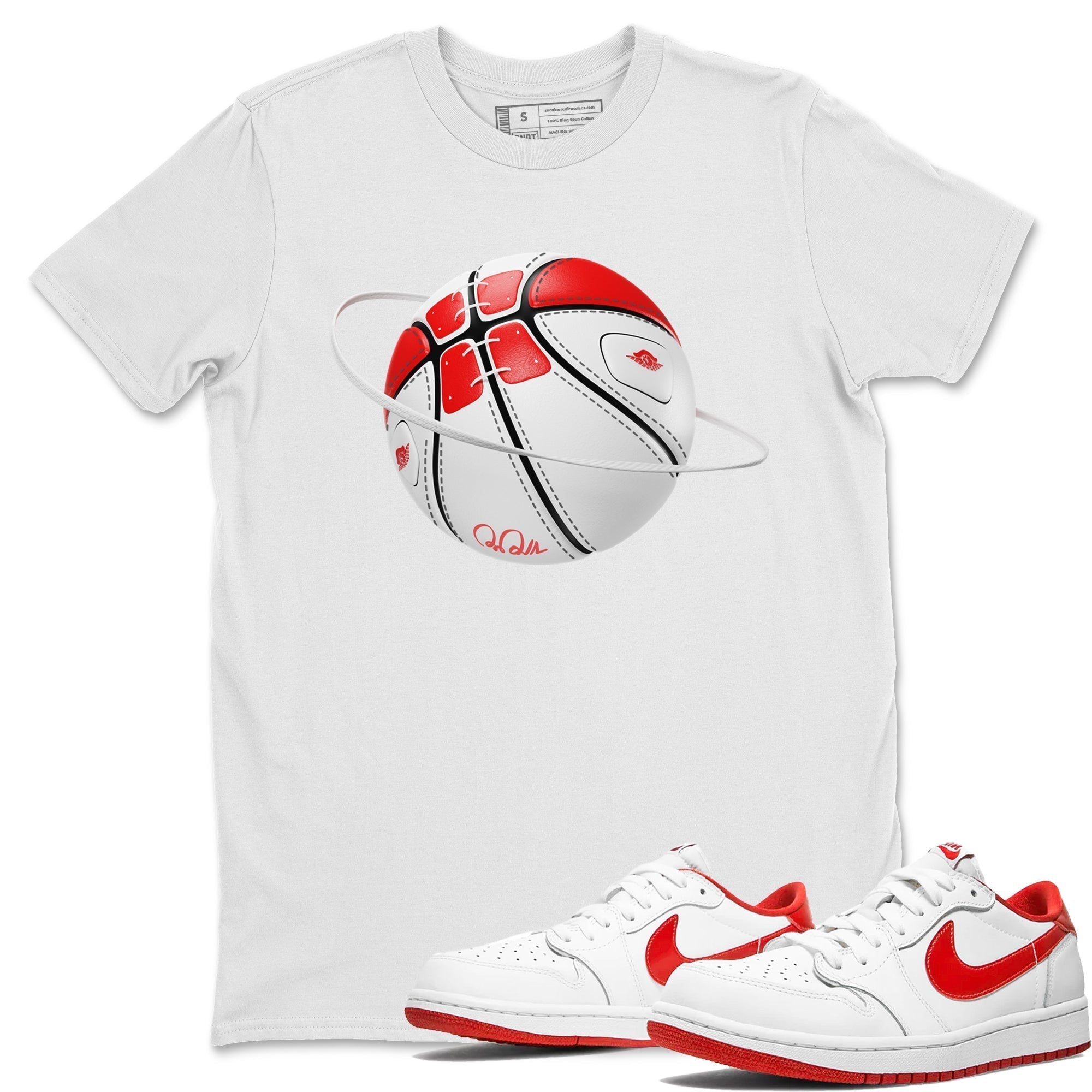 Basketball Planet snkmatch Tee - Air Jordan 1 University Red