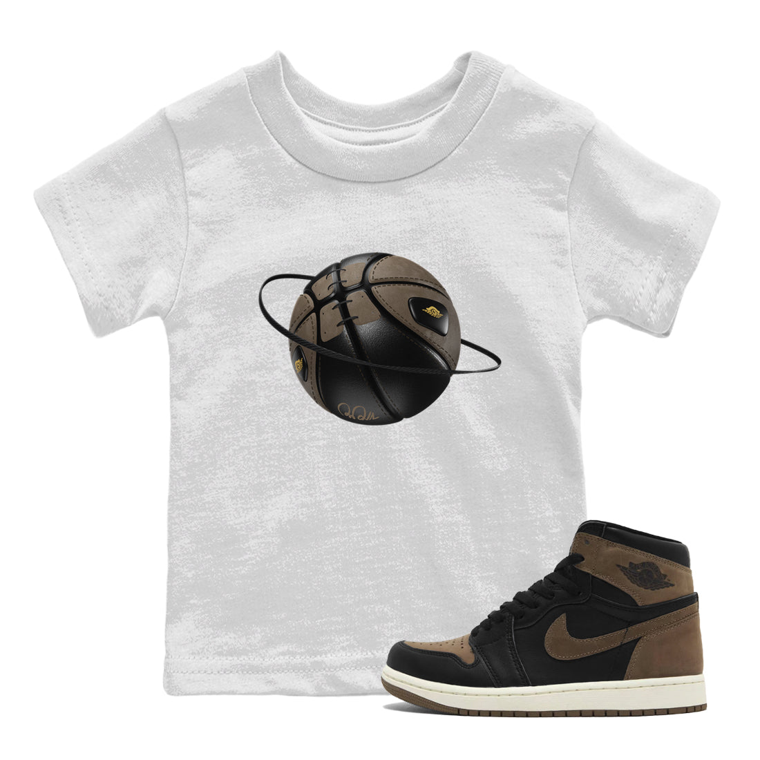 Basketball Planet snkmatch Tee Kids - Air Jordan 1 Palomino