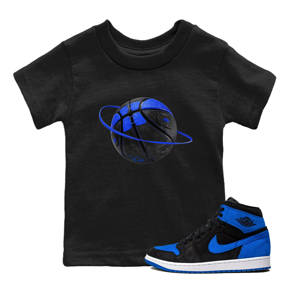 Basketball Planet snkmatch Tee Kids - Air Jordan 1 Royal Reimagined