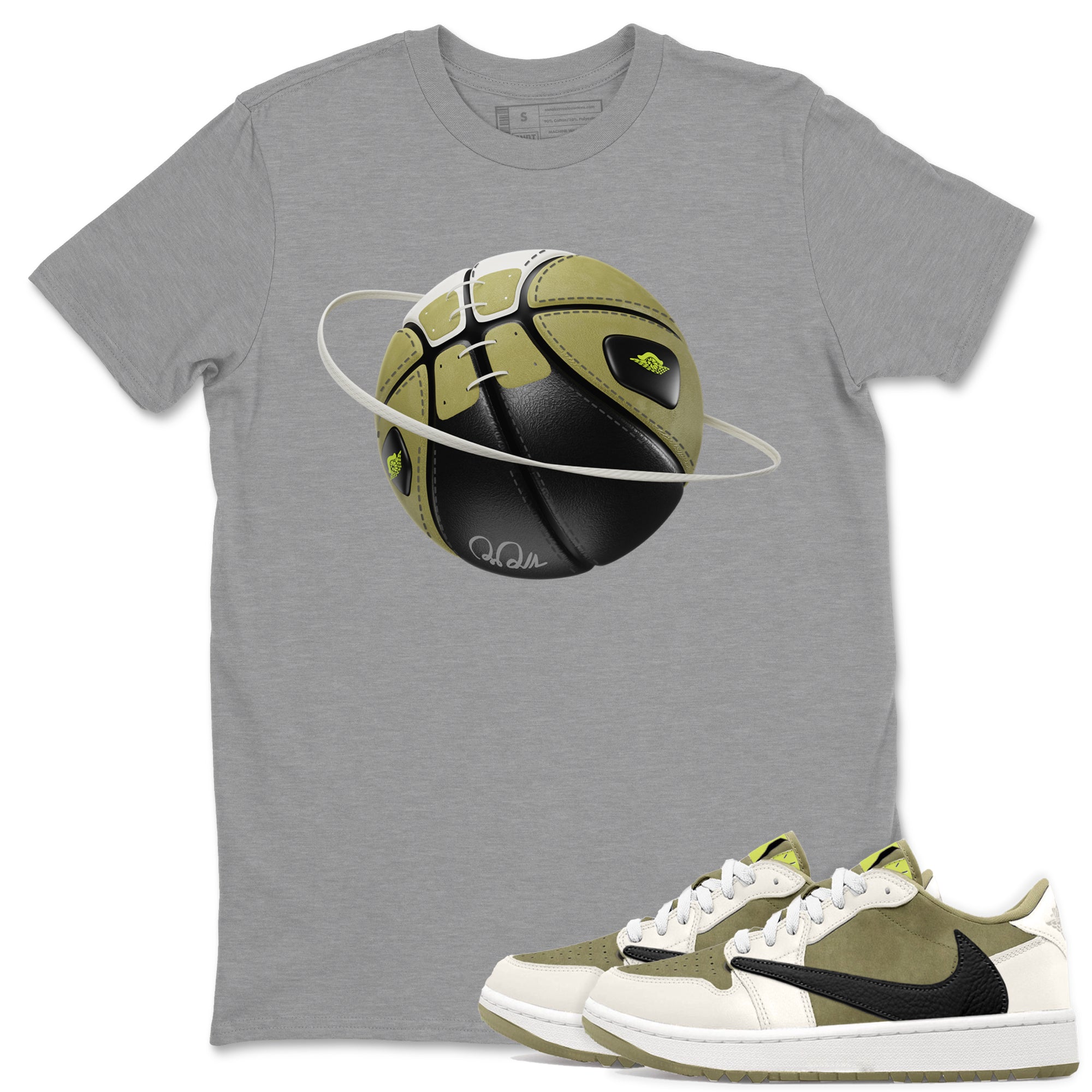 Basketball Planet snkmatch Tee - Air Jordan 1 Travis Scott Golf