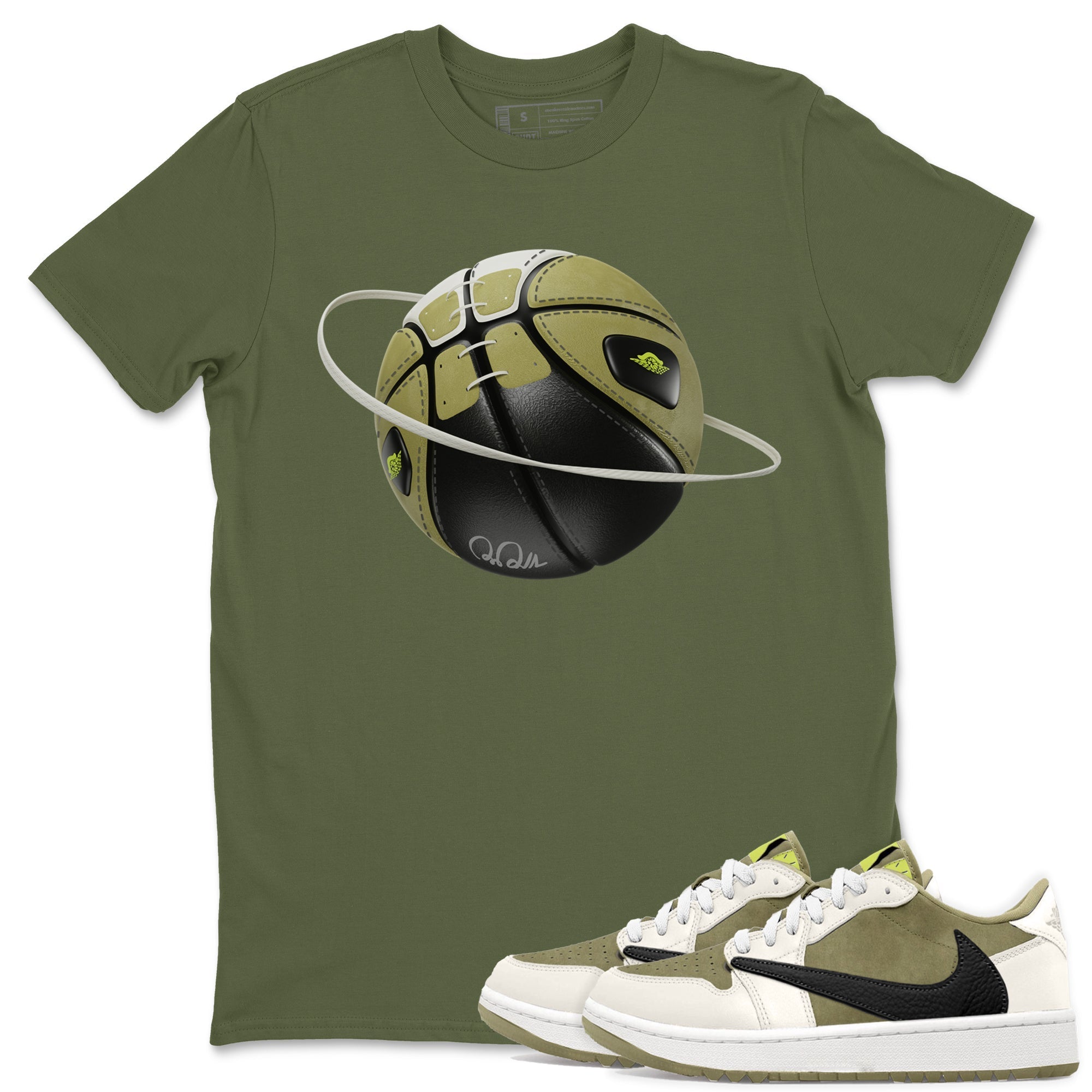 Basketball Planet snkmatch Tee - Air Jordan 1 Travis Scott Golf