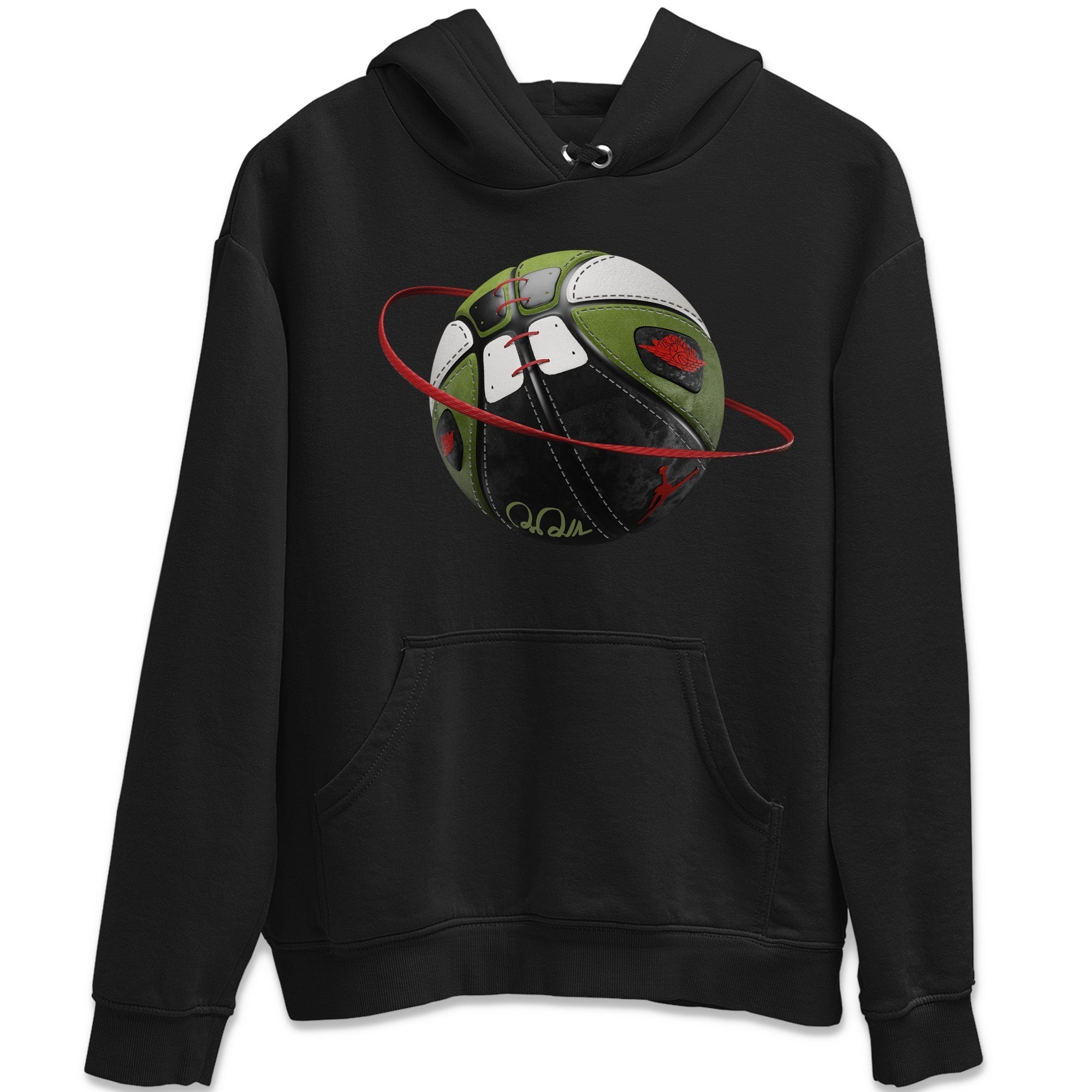 Basketball Planet Unisex Tops - Air Jordan 1 Travis Scott Olive