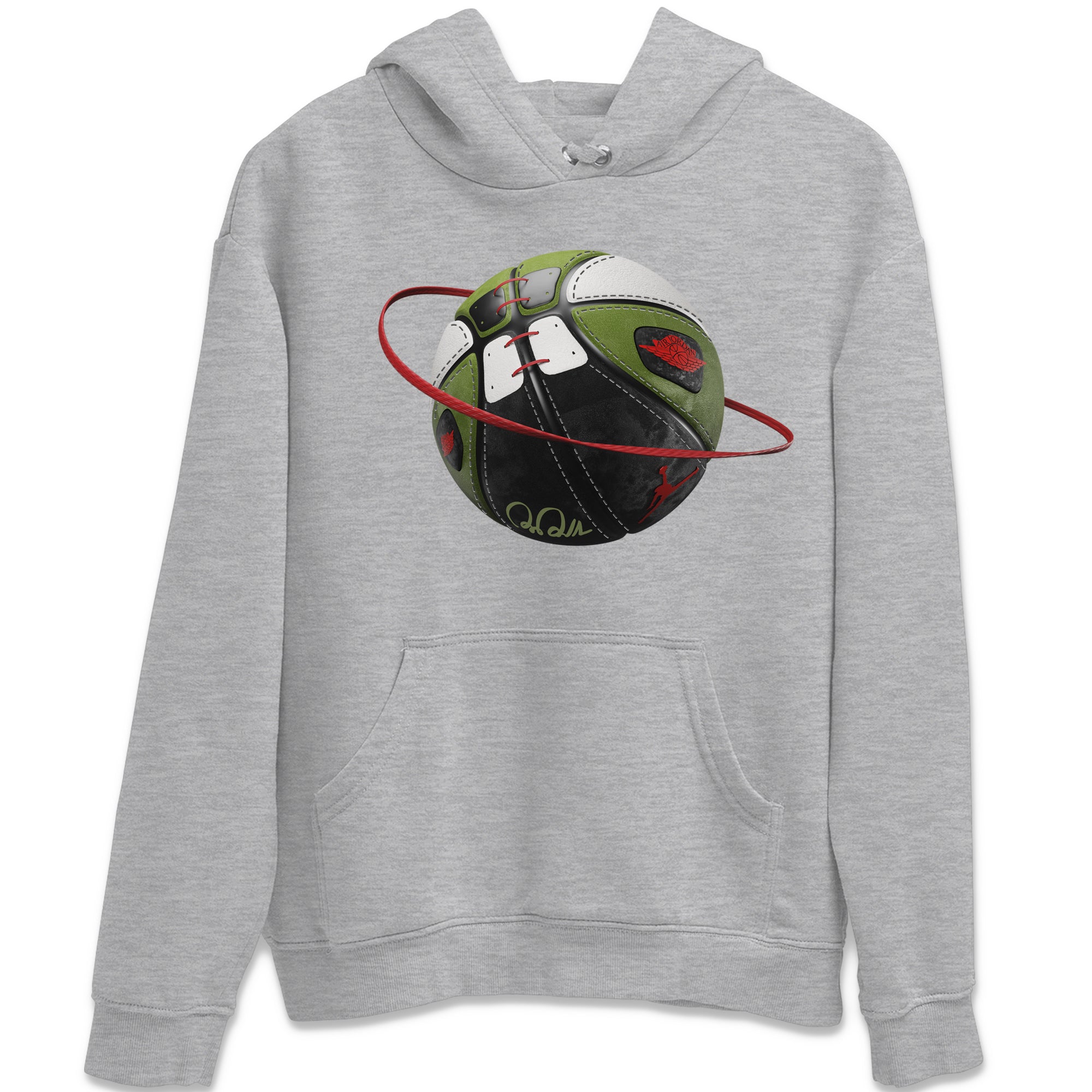 Basketball Planet Unisex Tops - Air Jordan 1 Travis Scott Olive
