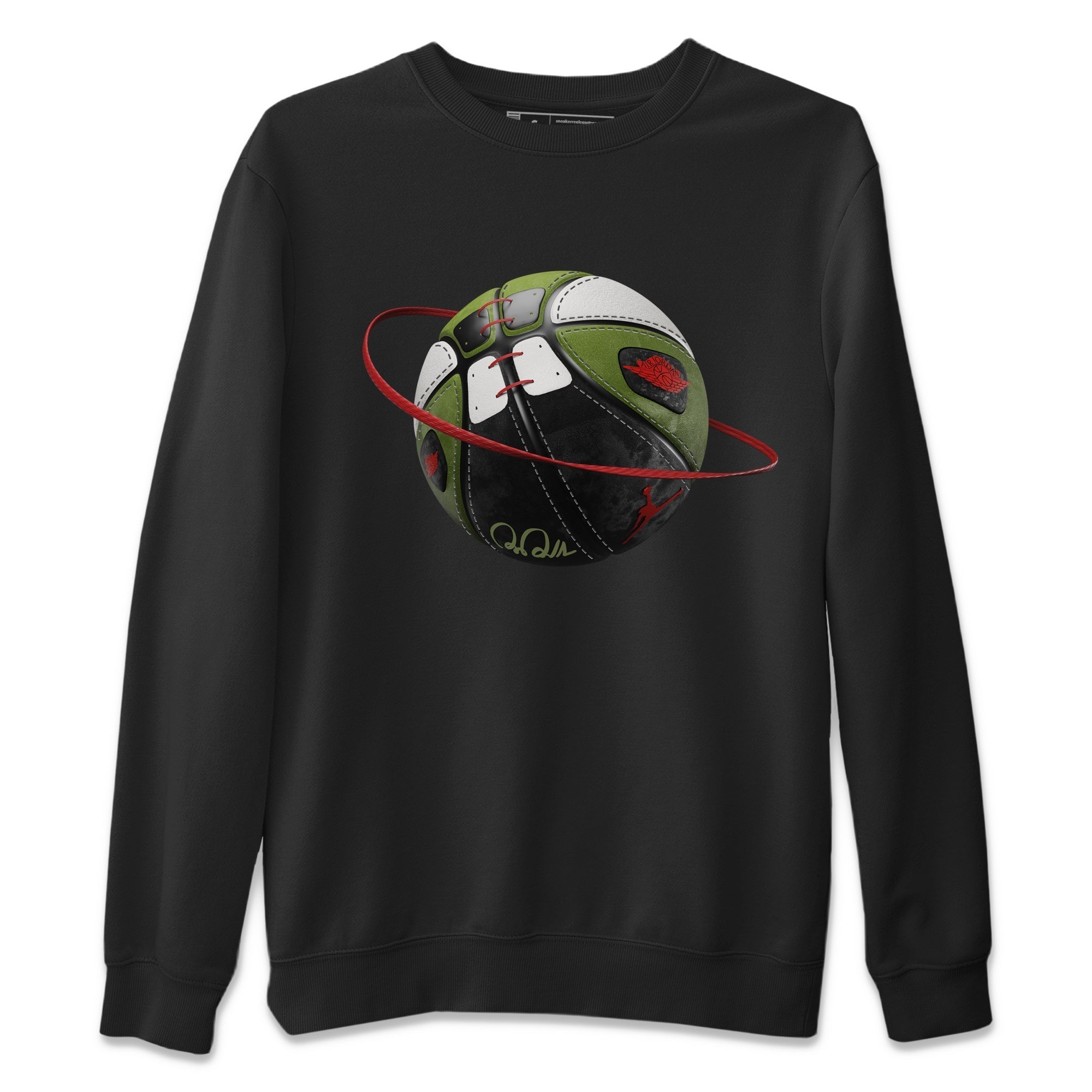 Basketball Planet Unisex Tops - Air Jordan 1 Travis Scott Olive