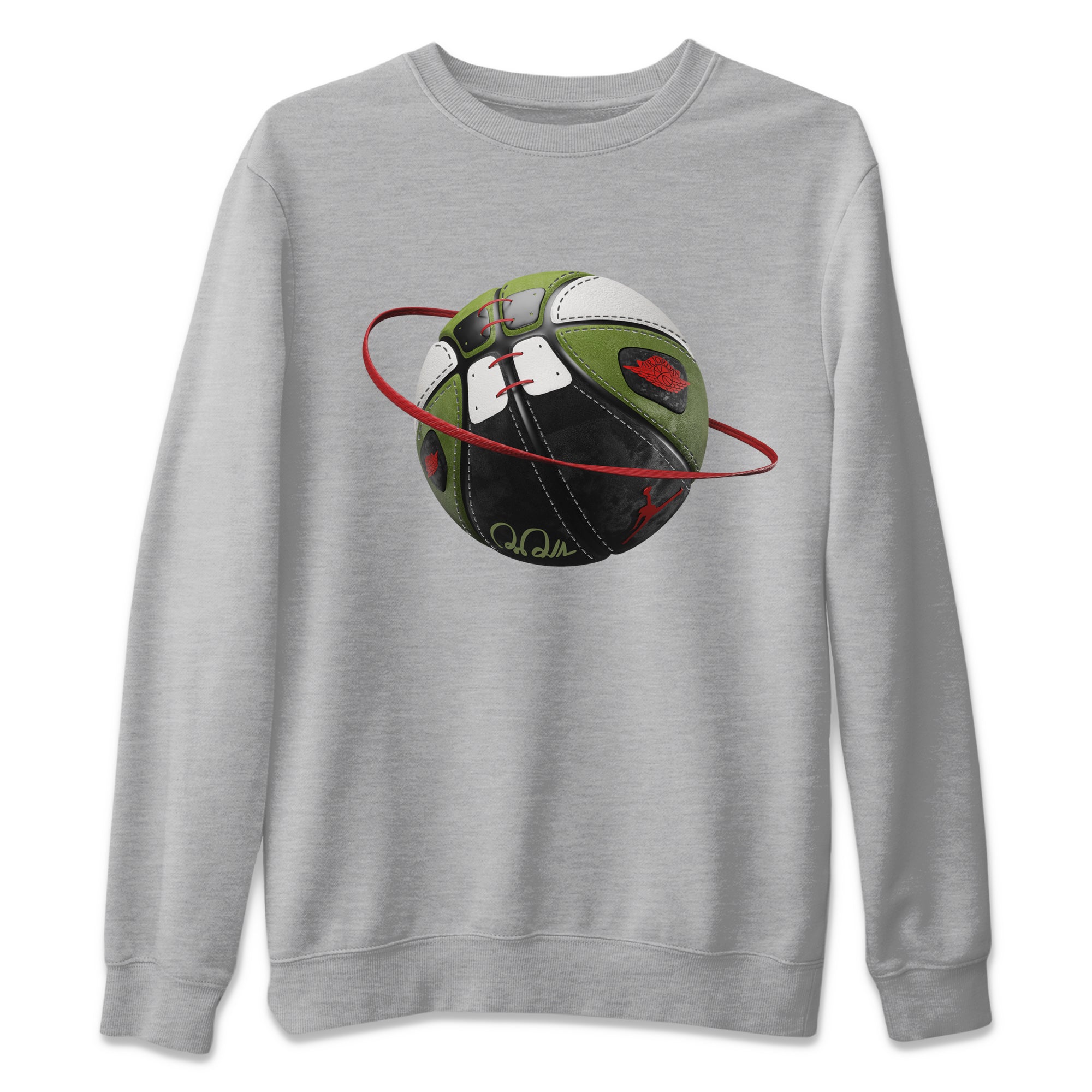 Basketball Planet Unisex Tops - Air Jordan 1 Travis Scott Olive