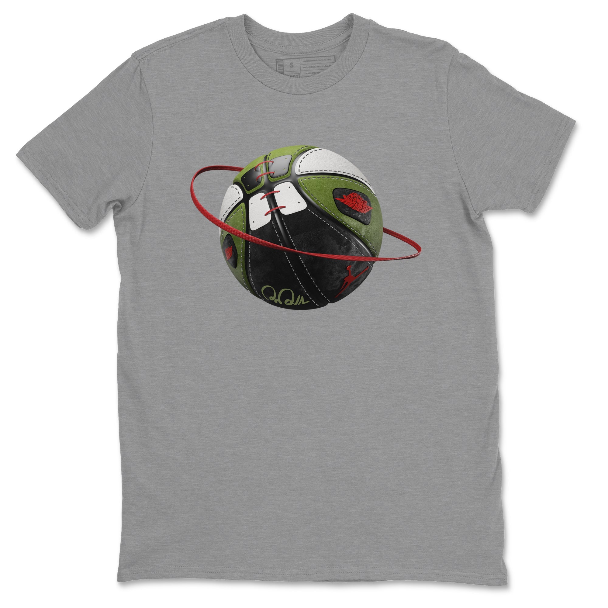 Basketball Planet Unisex Tops - Air Jordan 1 Travis Scott Olive