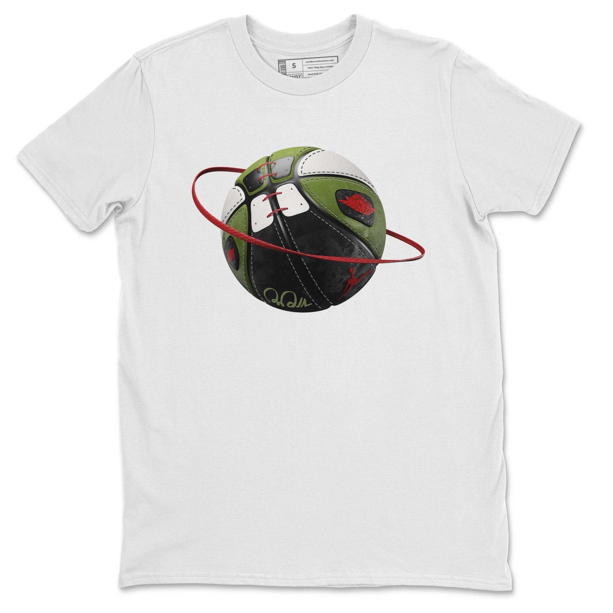 Basketball Planet Unisex Tops - Air Jordan 1 Travis Scott Olive