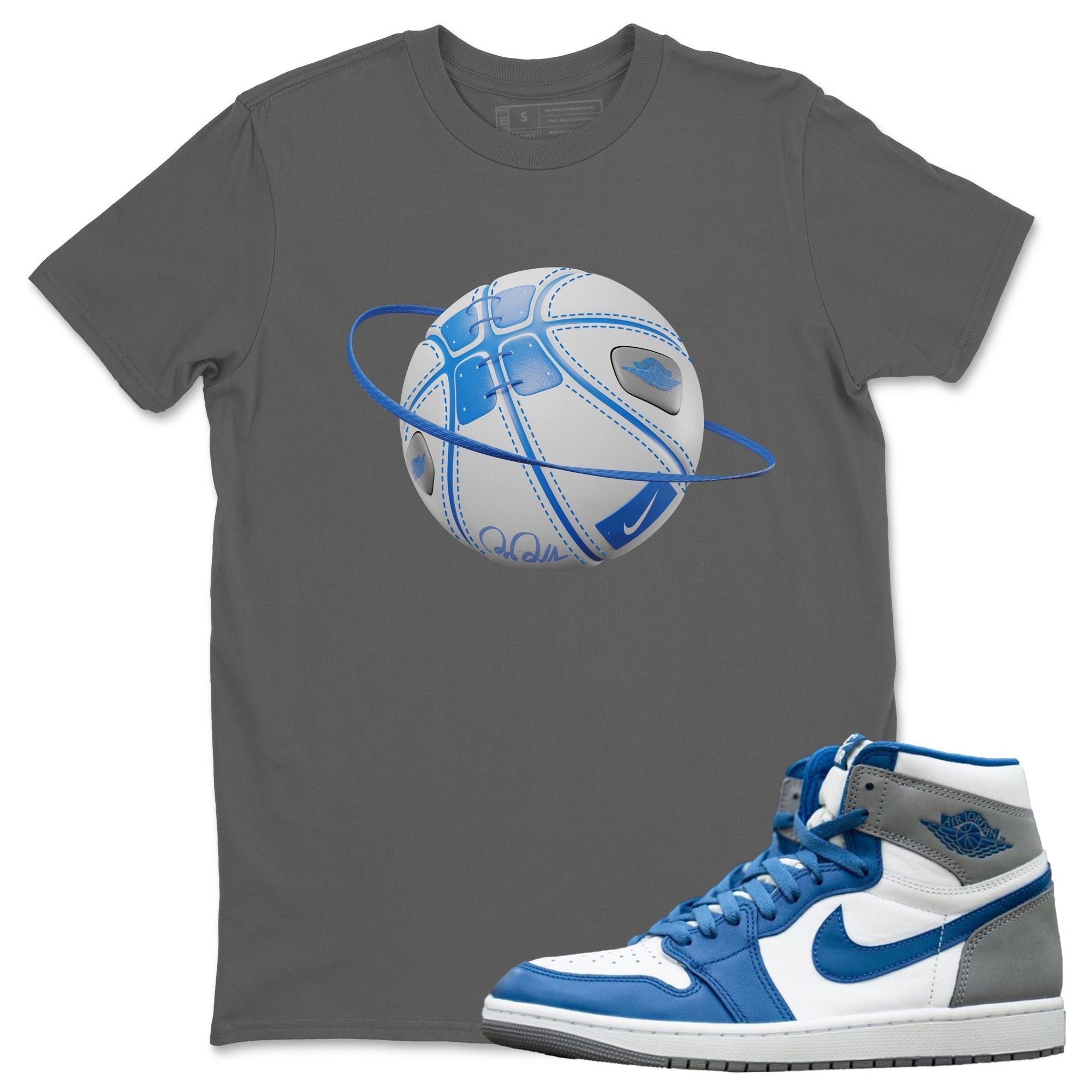 Basketball Planet Unisex Tops - Air Jordan 1 True Blue