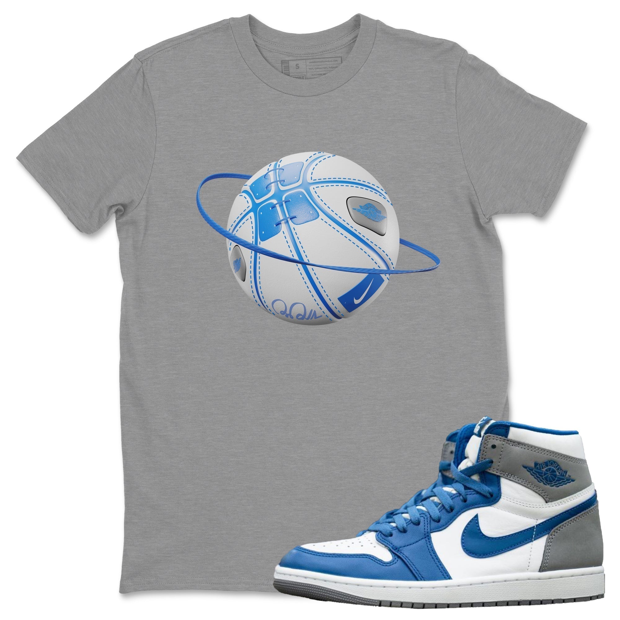 Basketball Planet Unisex Tops - Air Jordan 1 True Blue