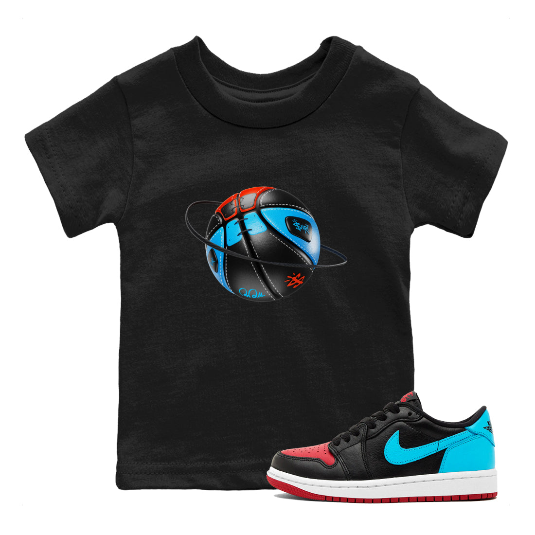 Basketball Planet Kids Tops - Air Jordan 1 UNC to Chicago