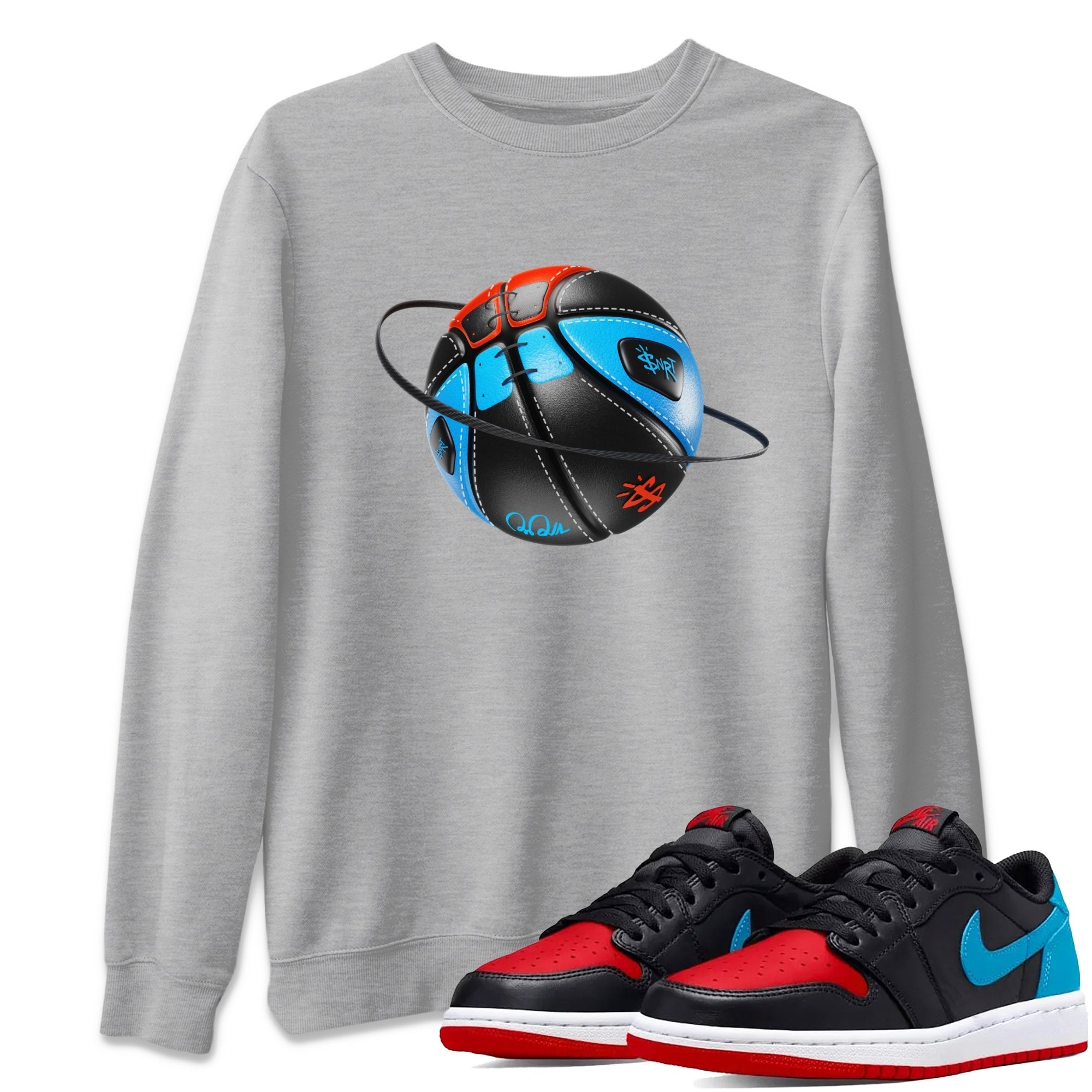 Basketball Planet Unisex Tops - Air Jordan 1 UNC to Chicago