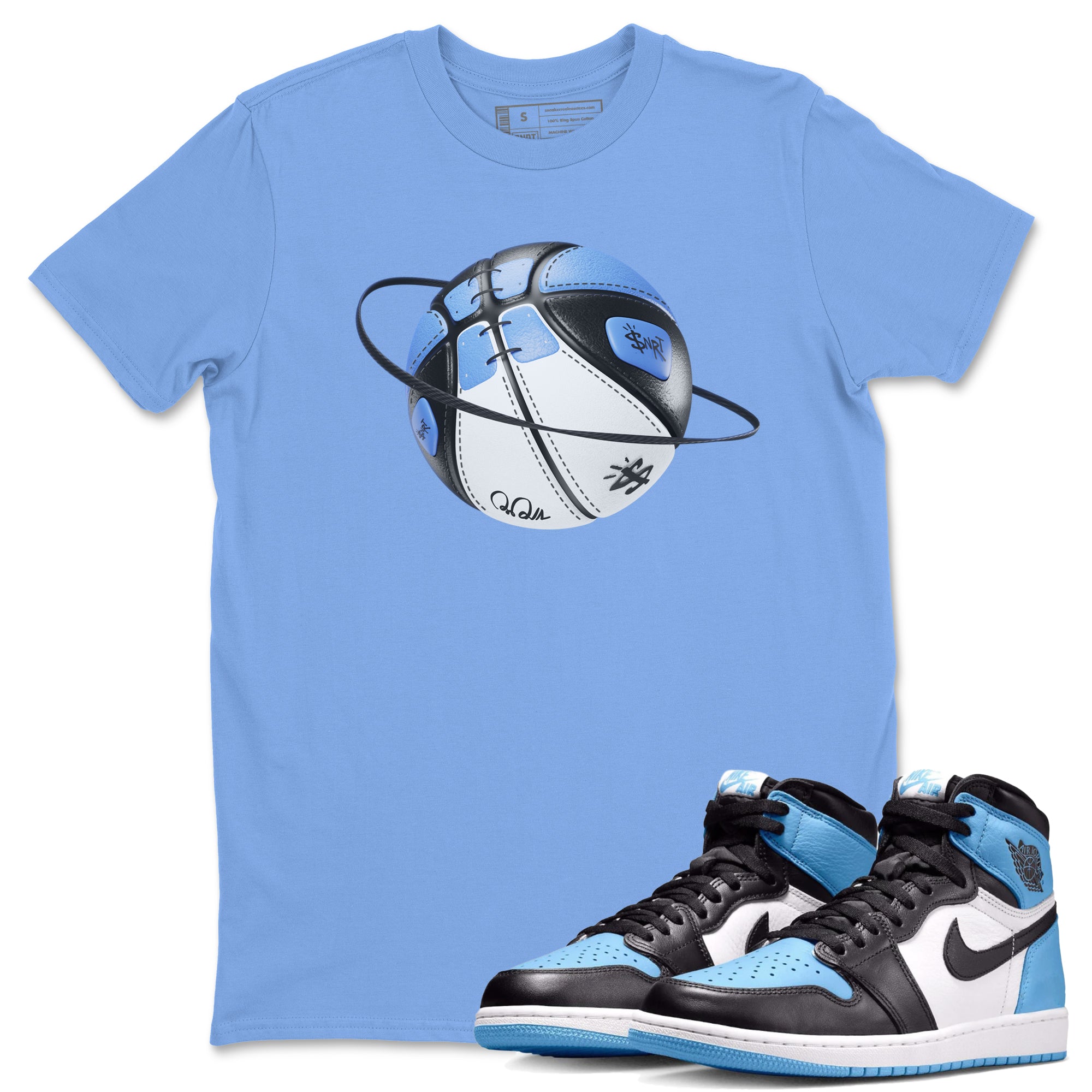 Basketball Planet Unisex Tops - Air Jordan 1 UNC Toe