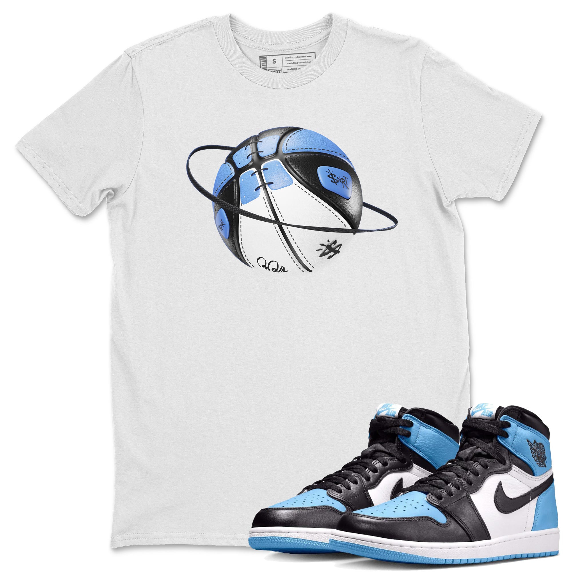Basketball Planet Unisex Tops - Air Jordan 1 UNC Toe