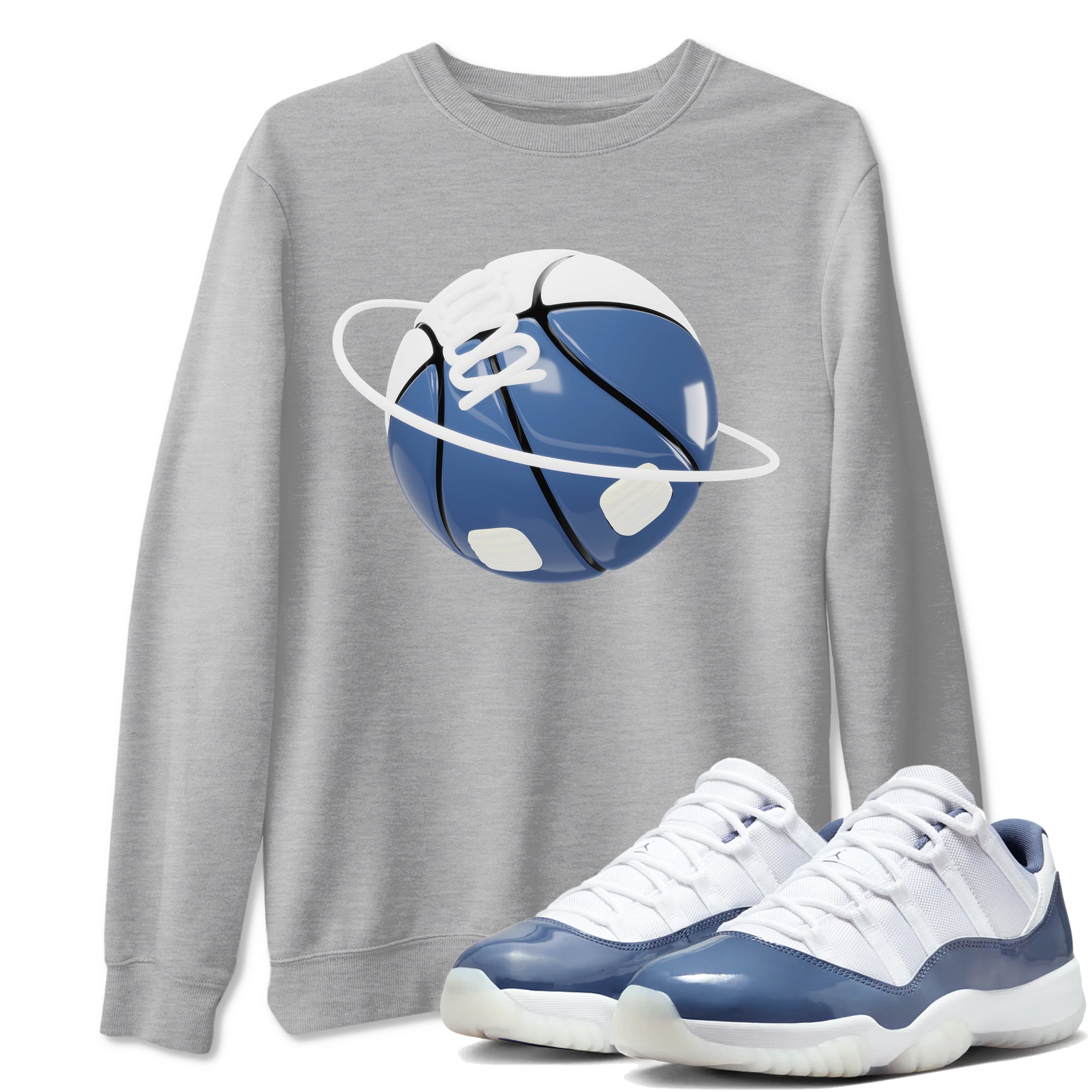 Basketball Planet snkmatch Tees - Air Jordan 11 Diffused Blue
