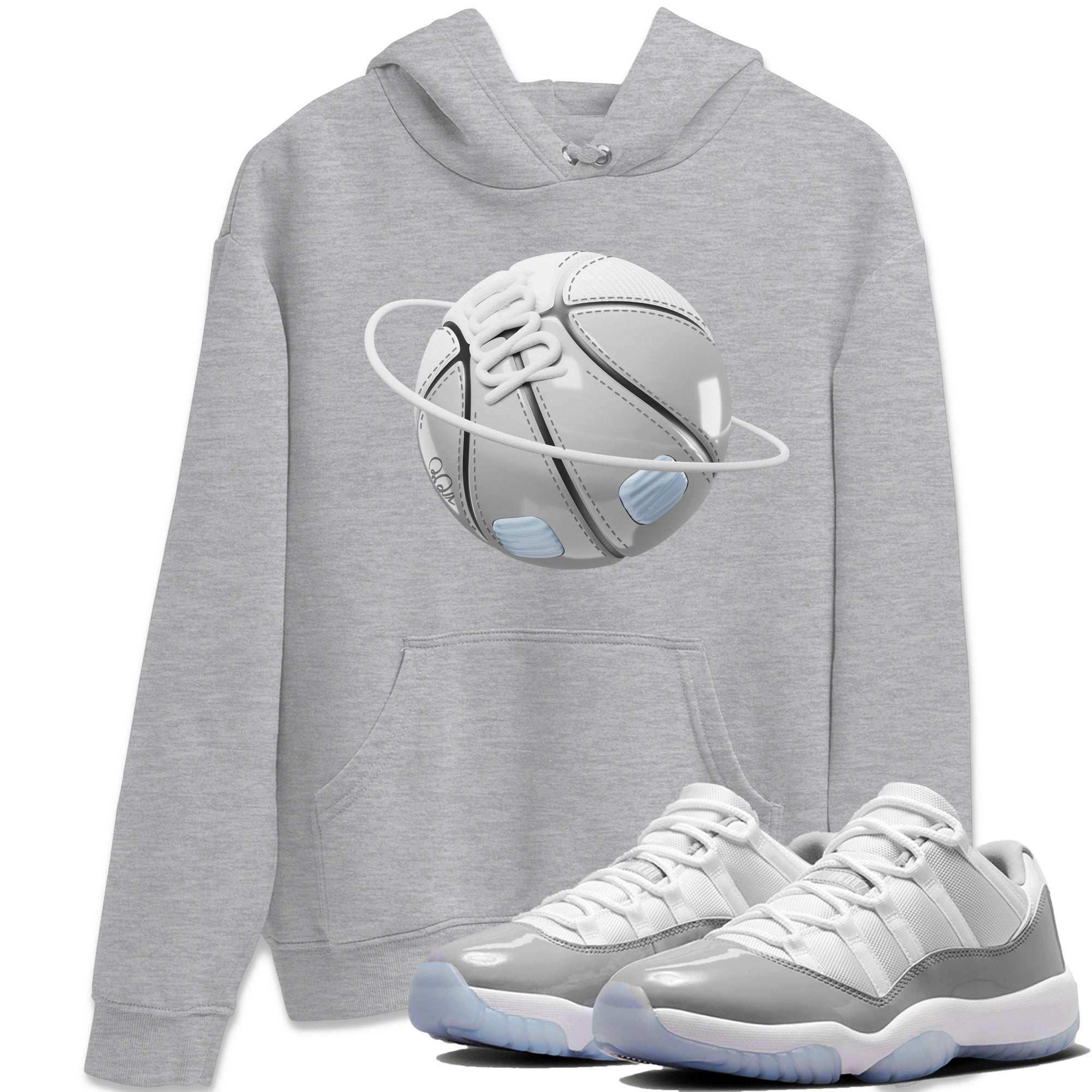 Basketball Planet Unisex Tops - Air Jordan 11 White Cement