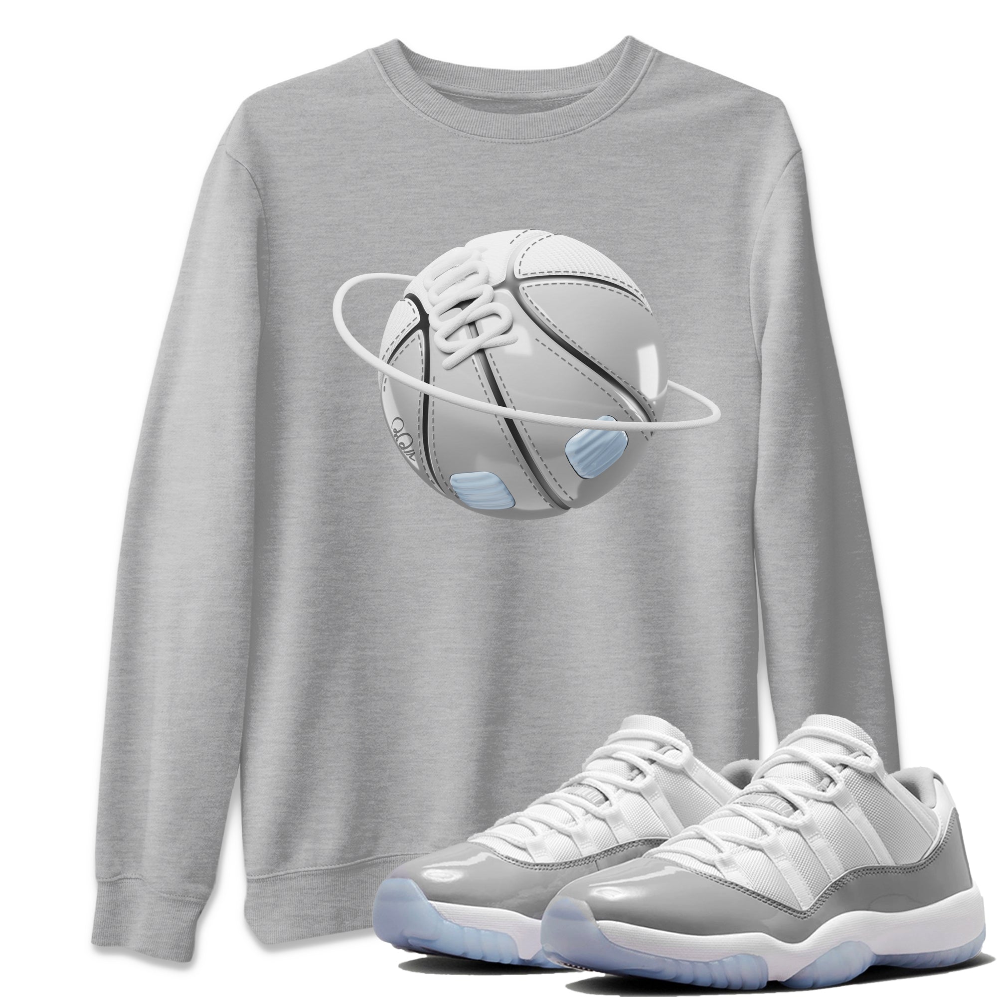 Basketball Planet Unisex Tops - Air Jordan 11 White Cement