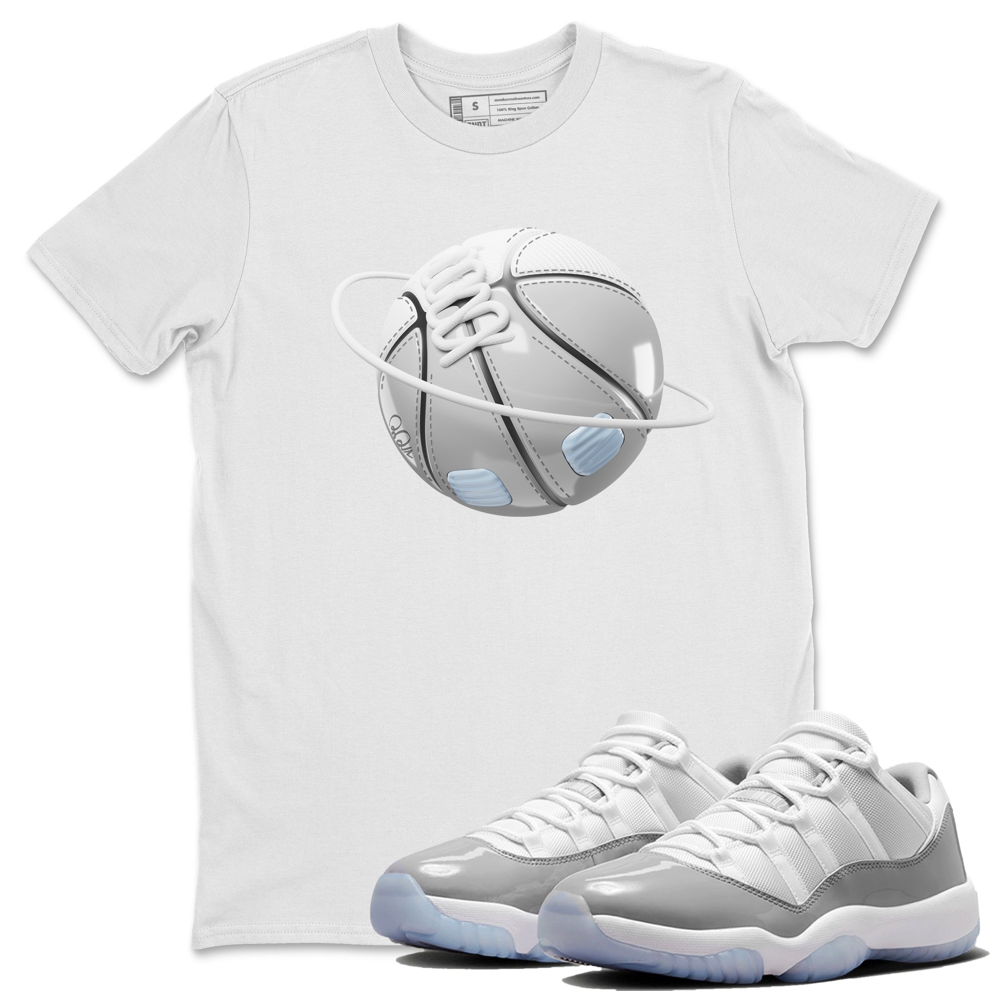 Basketball Planet Unisex Tops - Air Jordan 11 White Cement