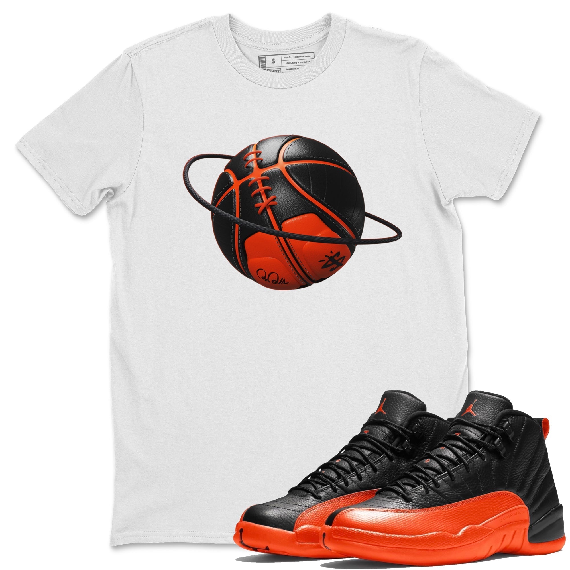 Basketball Planet Unisex Tops - Air Jordan 12 Brilliant Orange