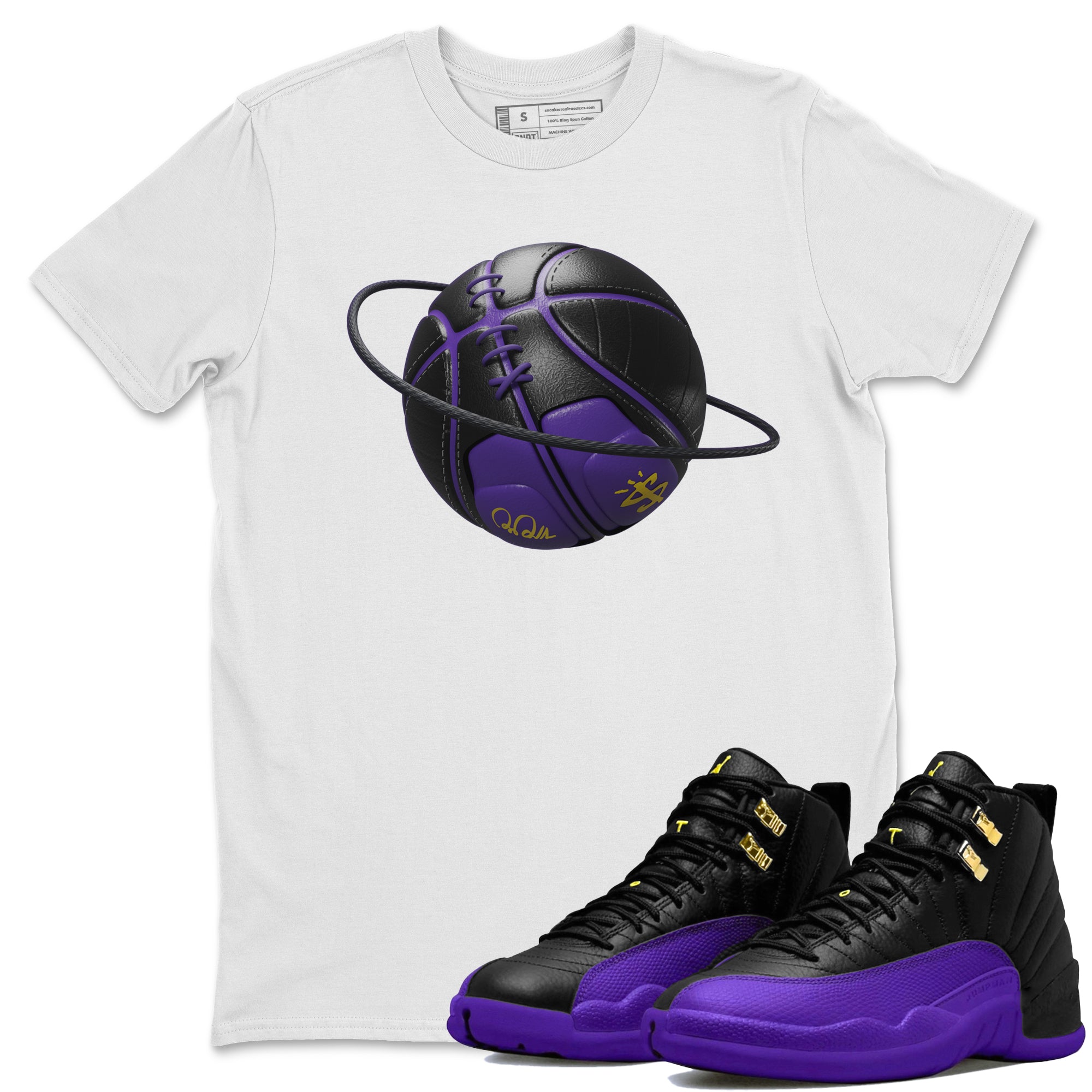 Basketball Planet Unisex Tops - Air Jordan 12 Field Purple