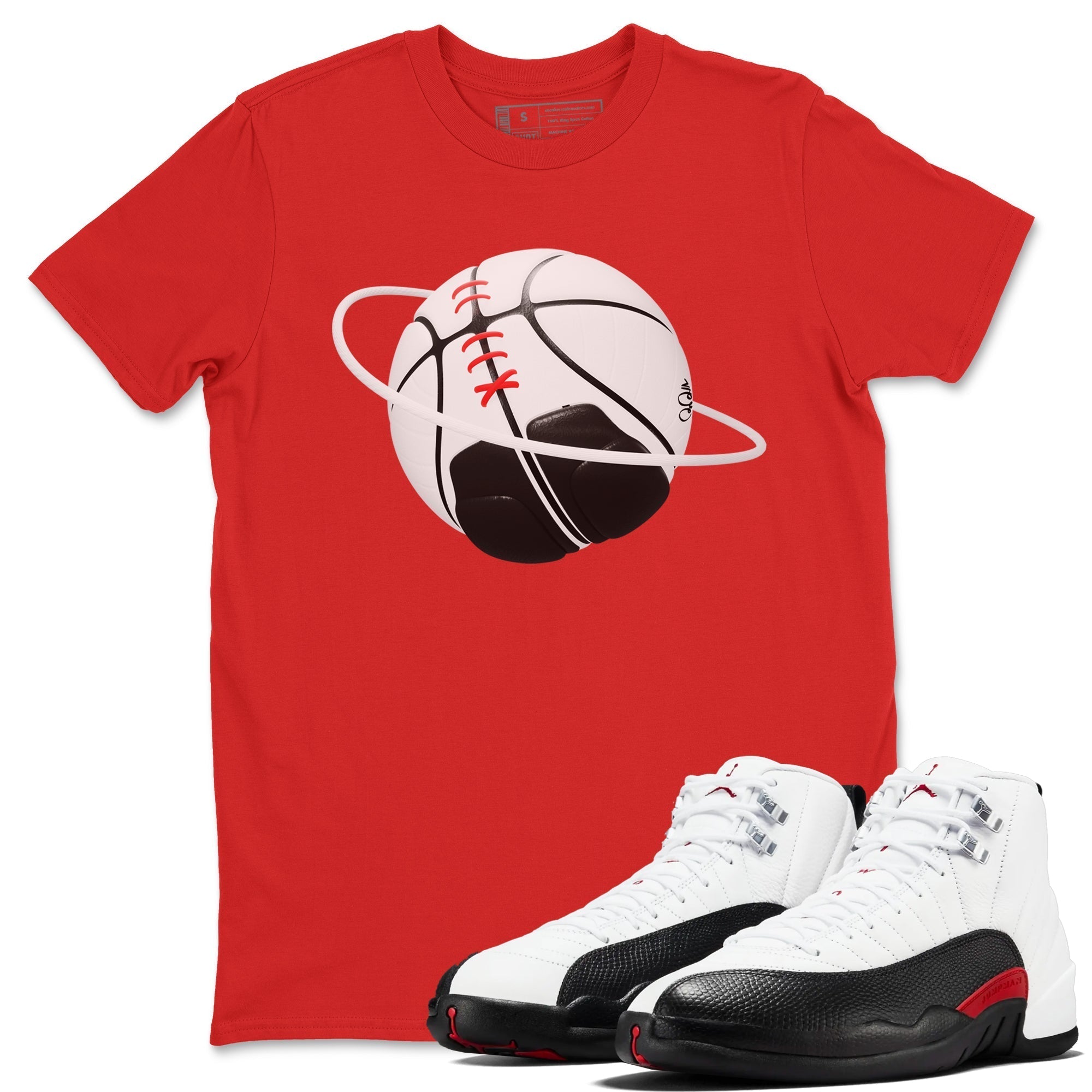 Basketball Planet snkmatch Tees - Air Jordan 12 Taxi Flip
