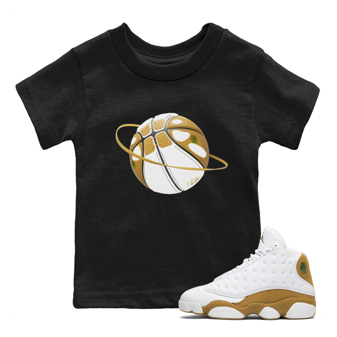 Basketball Planet Kids Tops - Air Jordan 13 Wheat