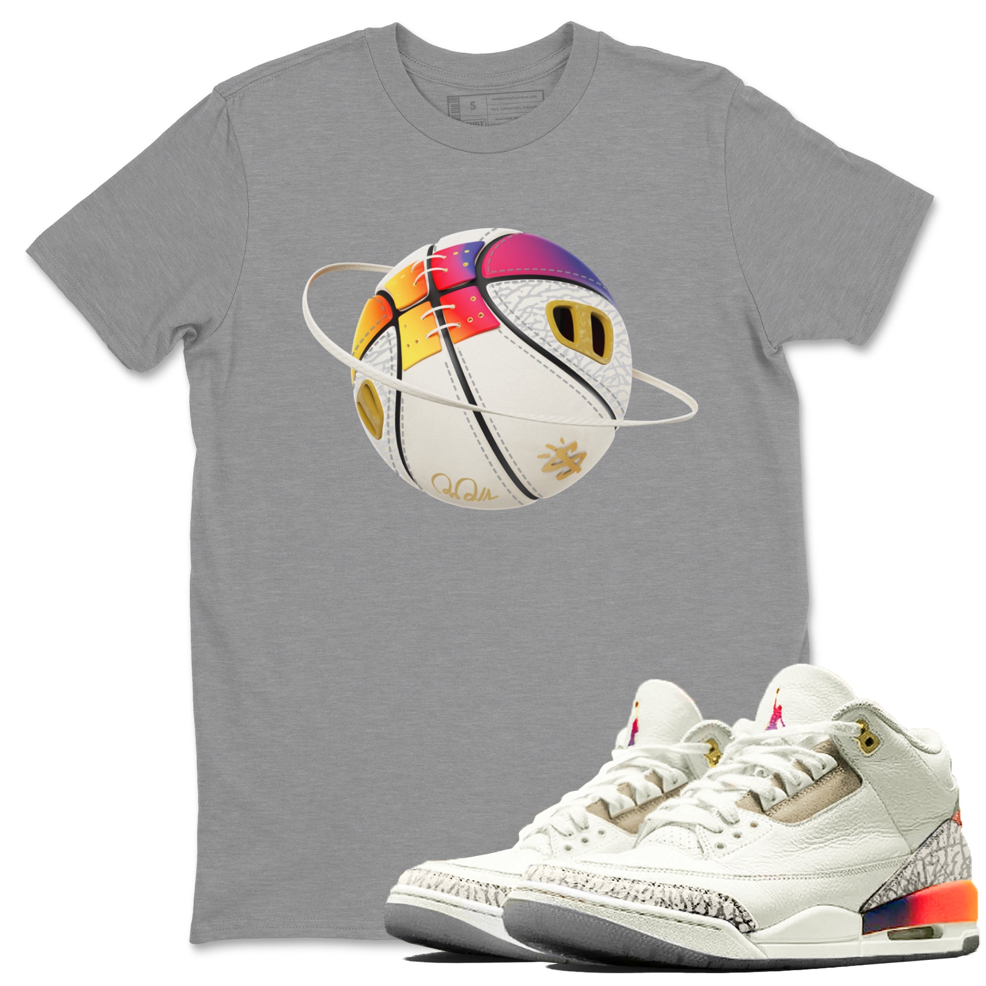 Basketball Planet snkmatch Tee - Air Jordan 3 J Balvin