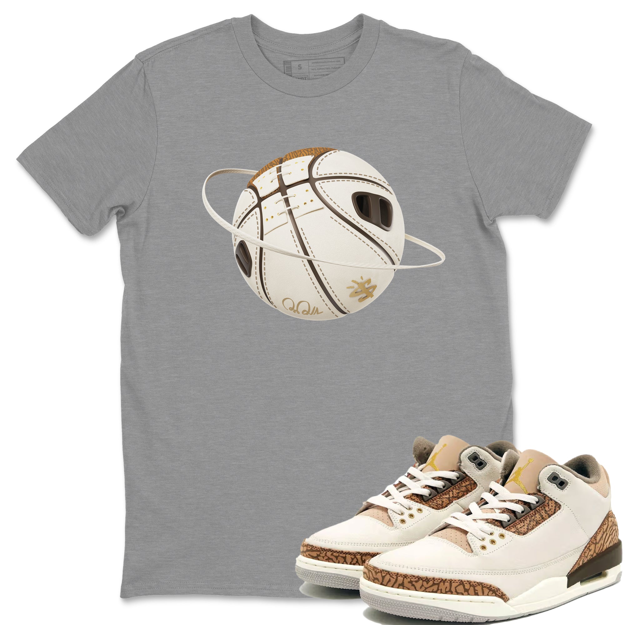 Basketball Planet Unisex Tops - Air Jordan 3 Palomino