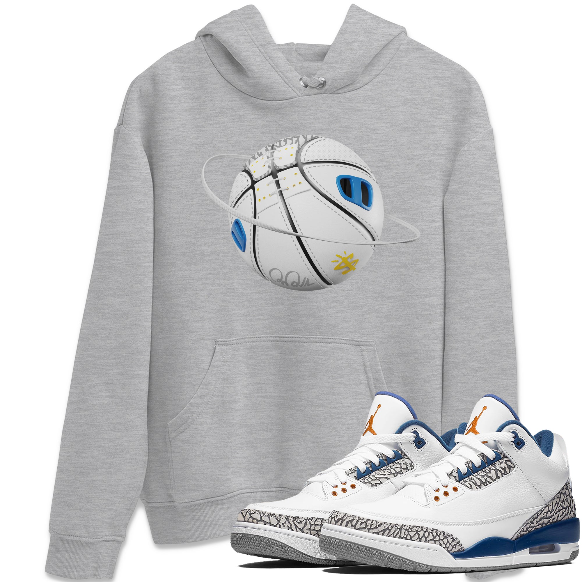 Basketball Planet Unisex Tops - Air Jordan 3 Wizards