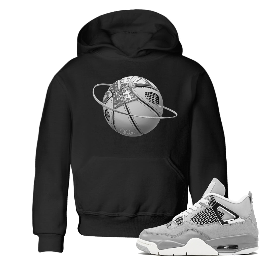 Basketball Planet snkmatch Tee Kids - Air Jordan 4 Frozen Moments