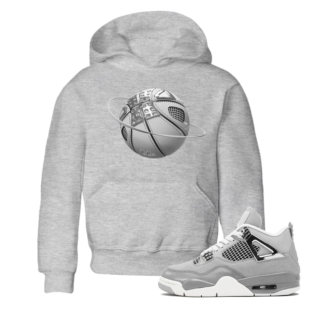 Basketball Planet snkmatch Tee Kids - Air Jordan 4 Frozen Moments