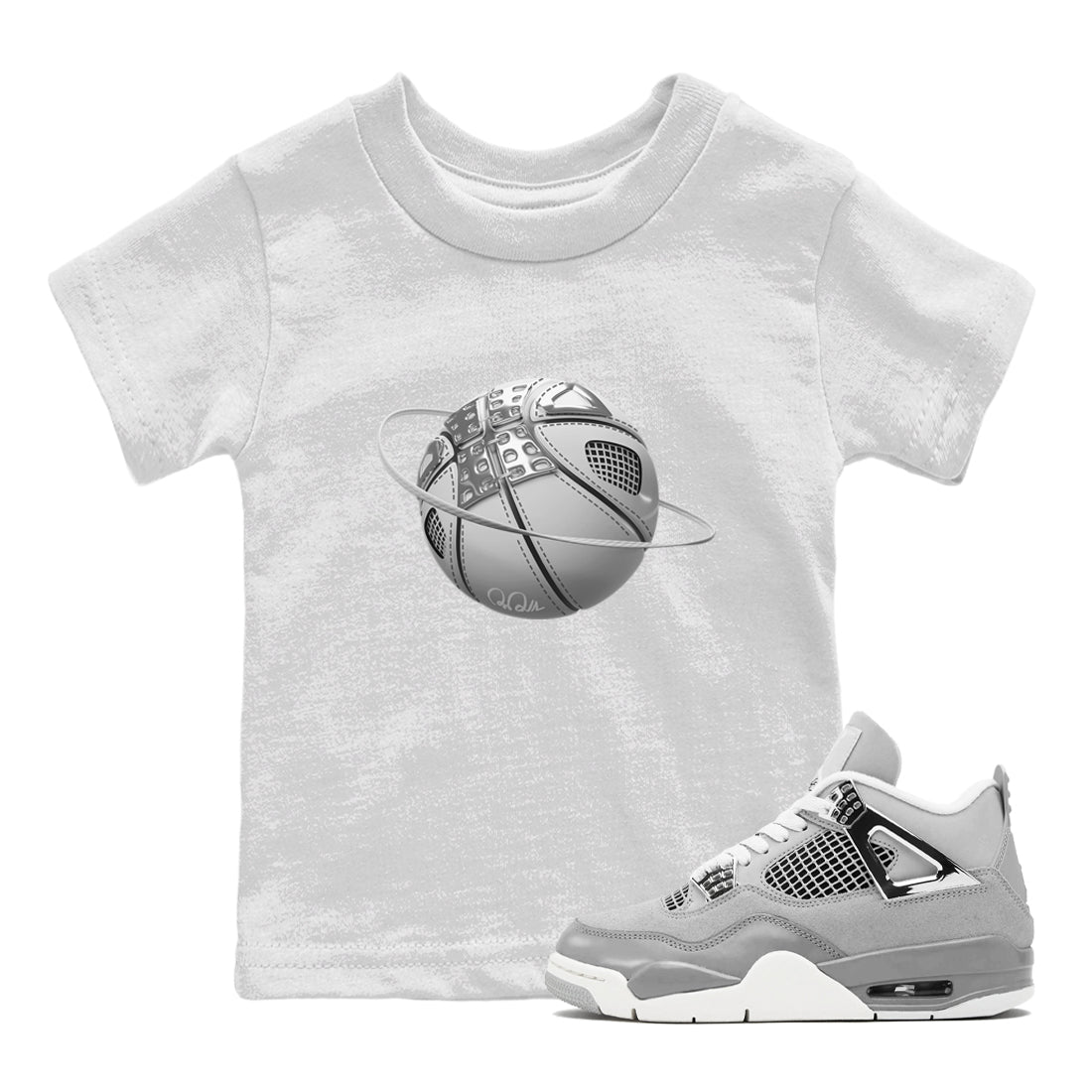 Basketball Planet snkmatch Tee Kids - Air Jordan 4 Frozen Moments