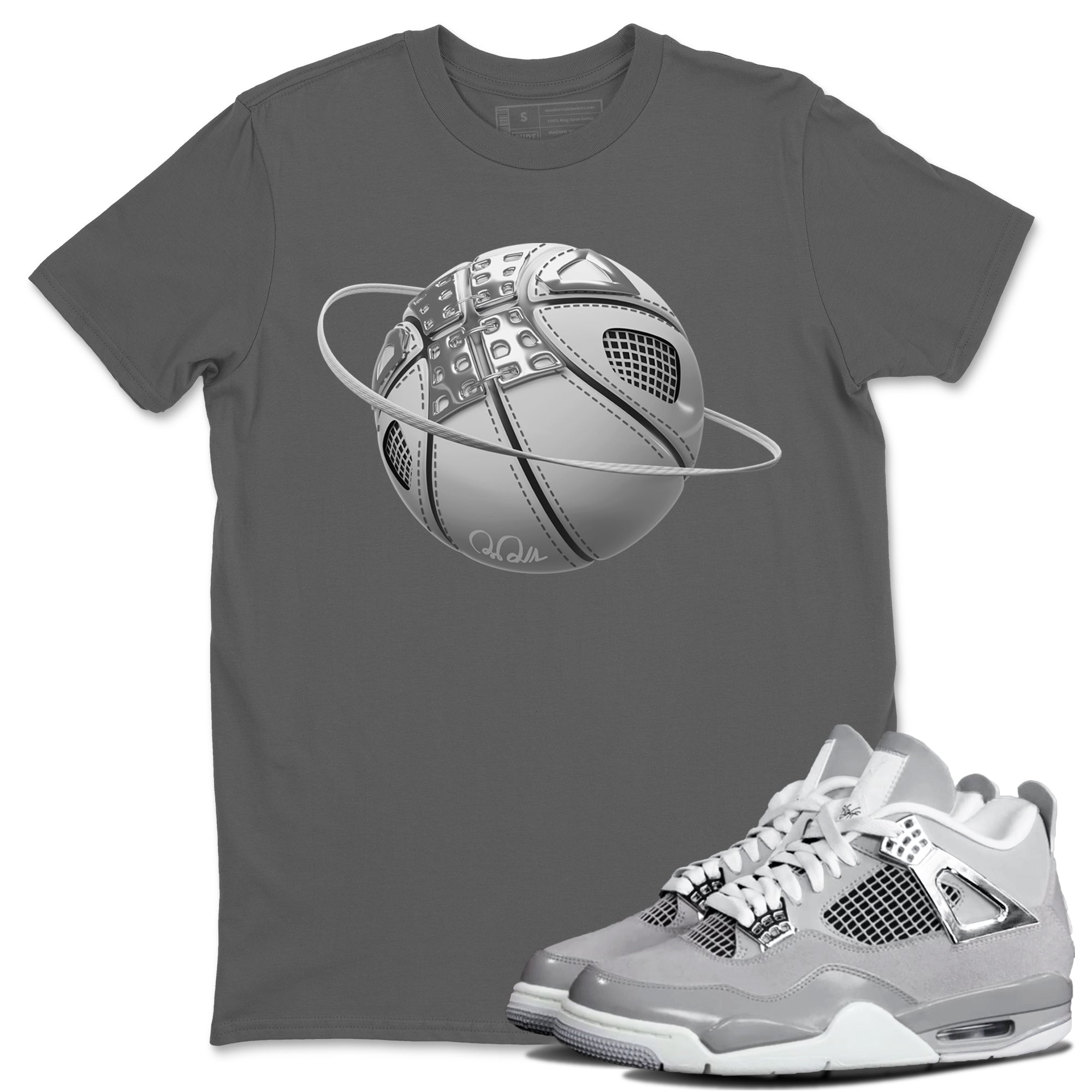 Basketball Planet snkmatch Tee - Air Jordan 4 Frozen Moments