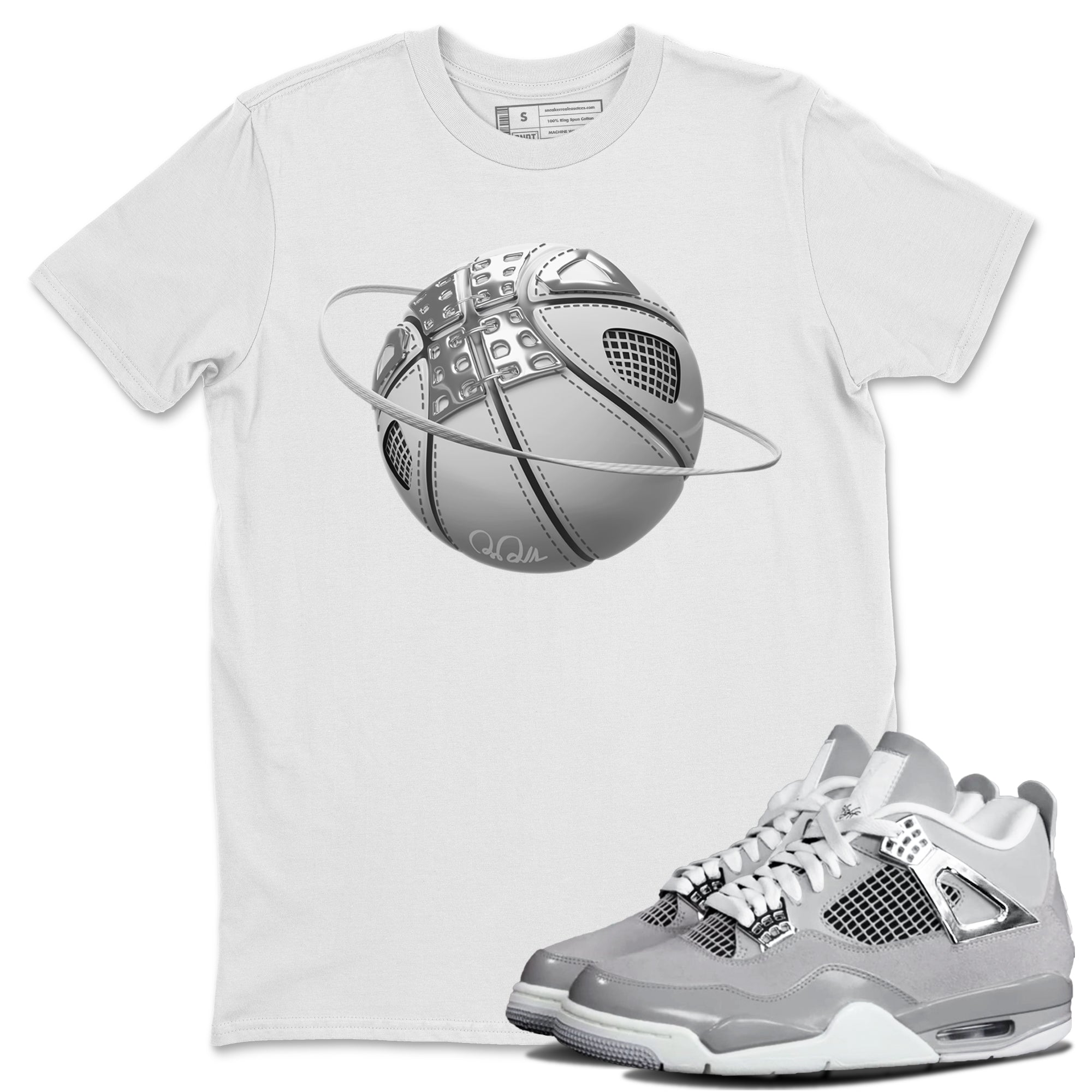 Basketball Planet snkmatch Tee - Air Jordan 4 Frozen Moments