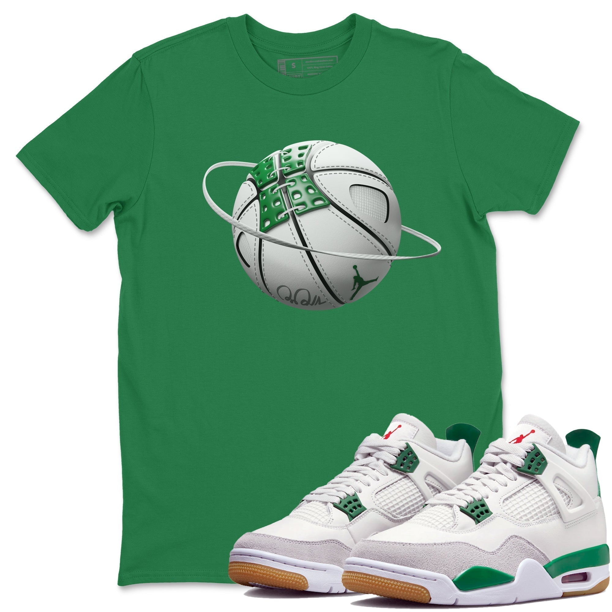 Basketball Planet Unisex Tops - Air Jordan 4 Pine Green SB